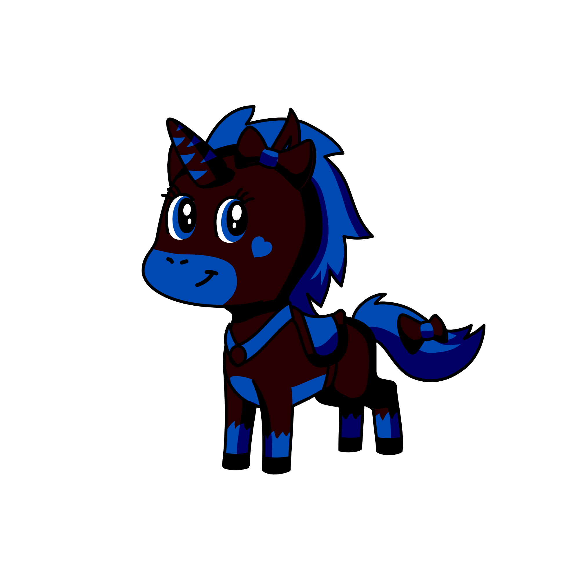 Moonlight, the unicorn