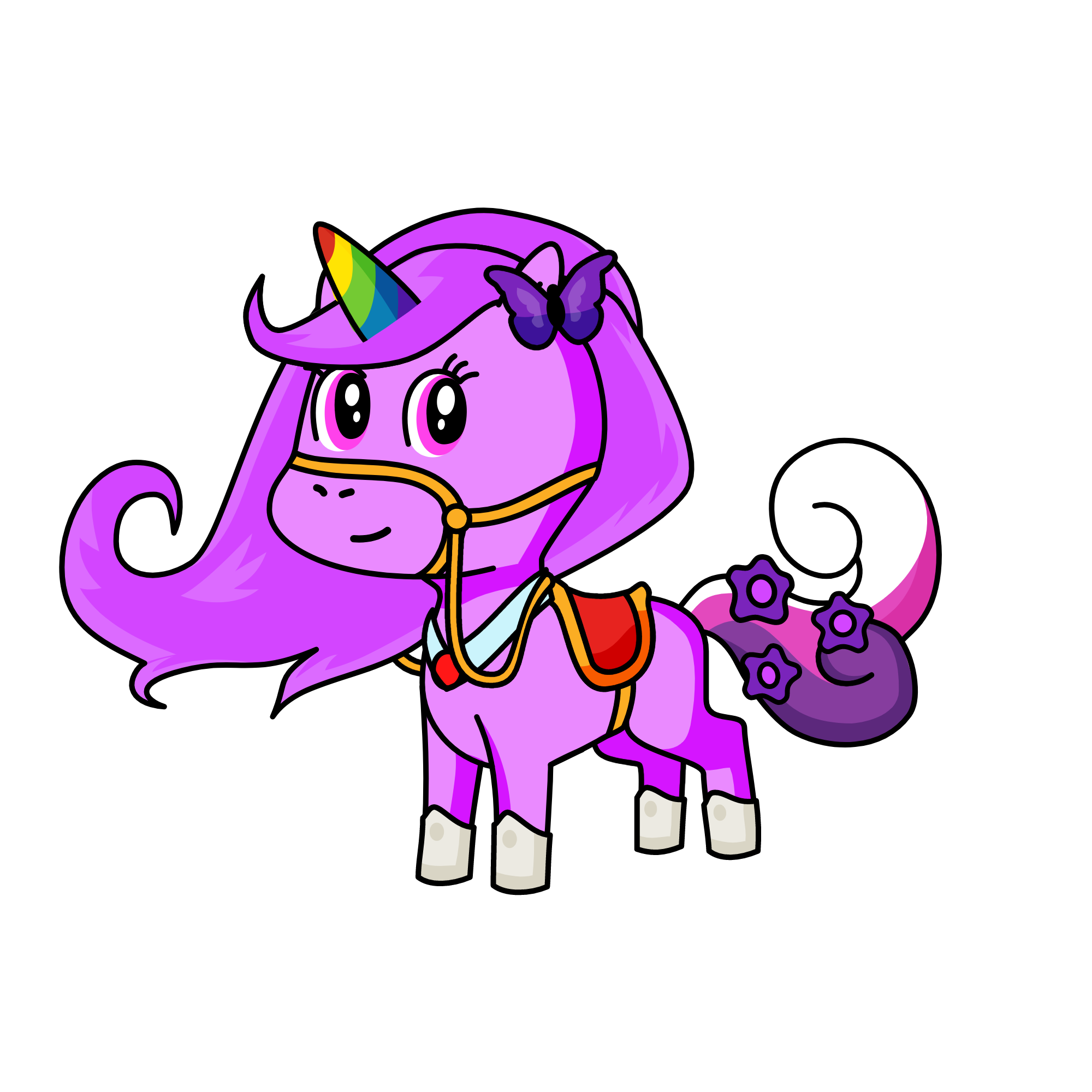 Princess Diana Dickens, the unicorn