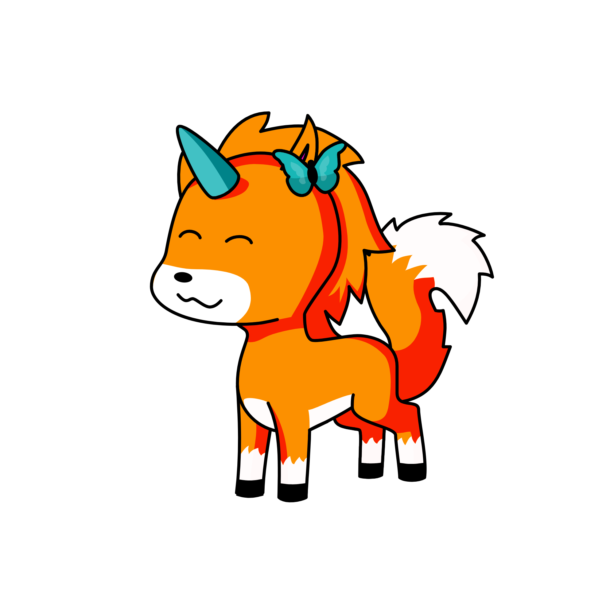 Foxy, the unicorn