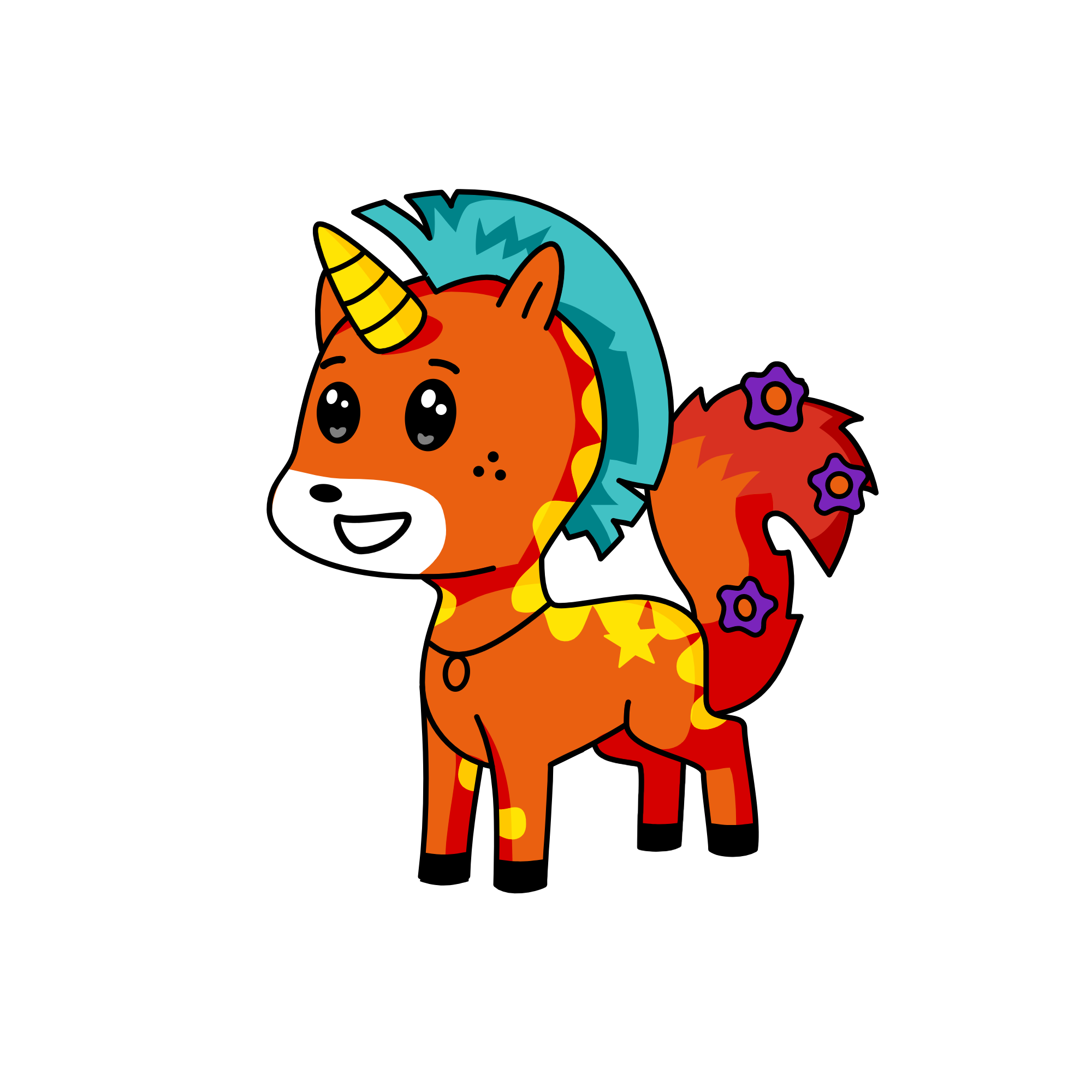 Foxy, the unicorn