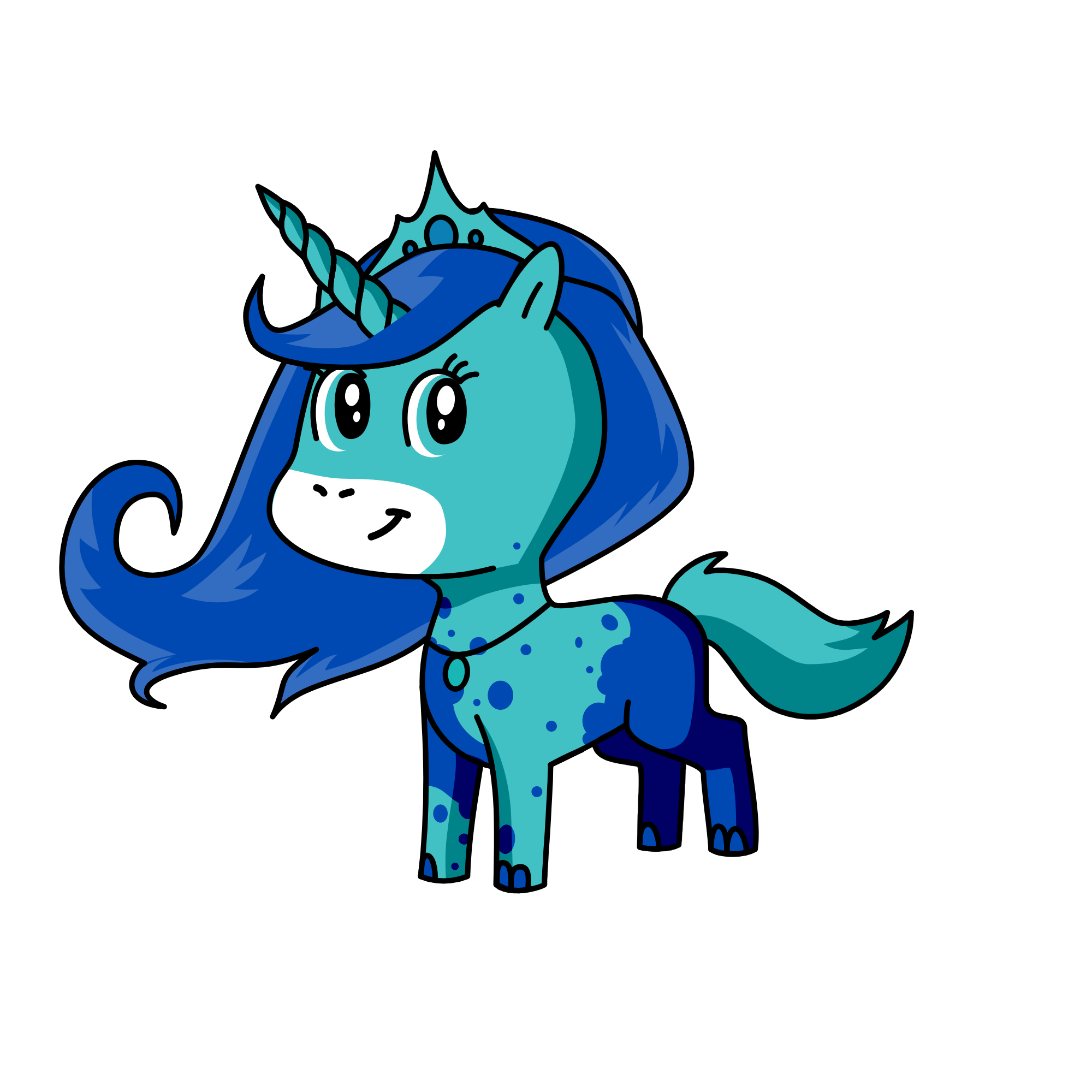Violette, the unicorn