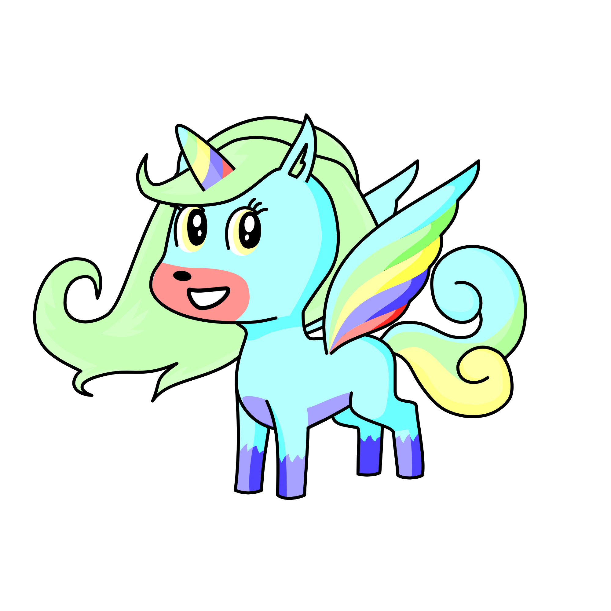 Aqua, the unicorn