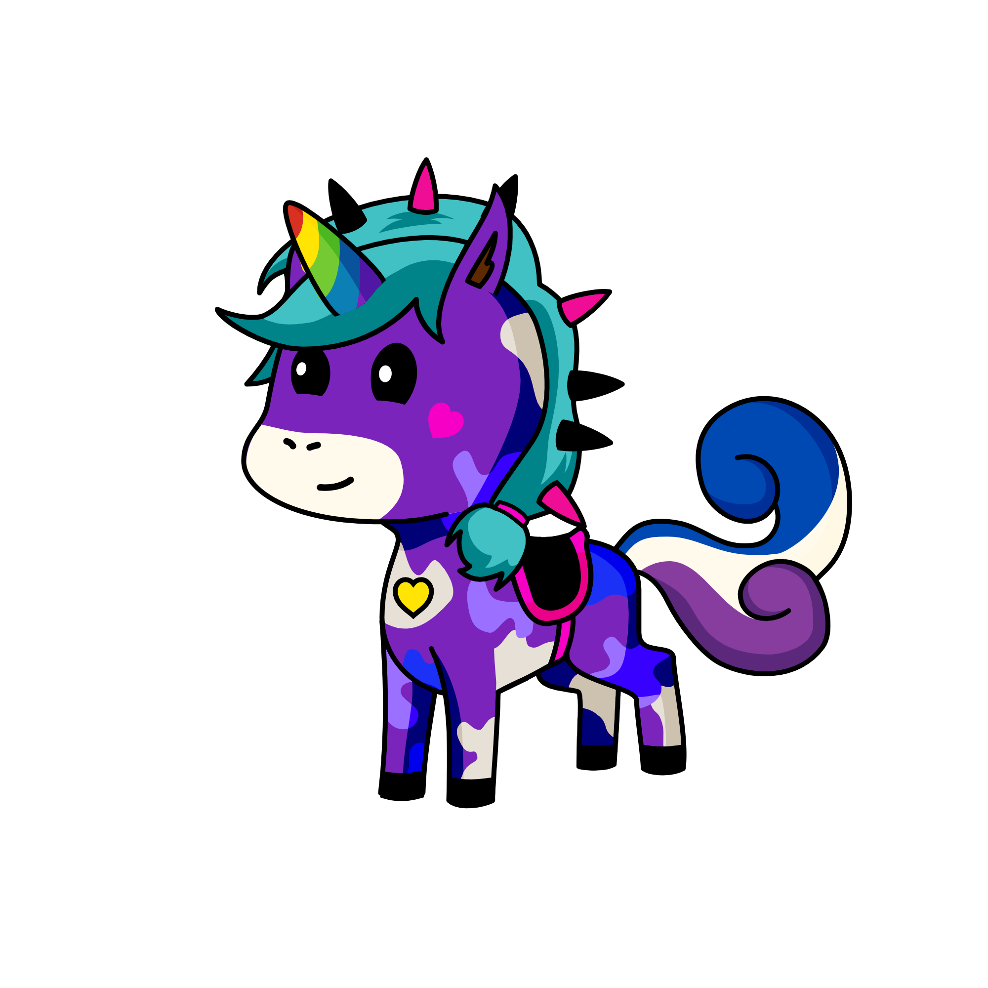 NEŞELİ BOYNUZ, the unicorn