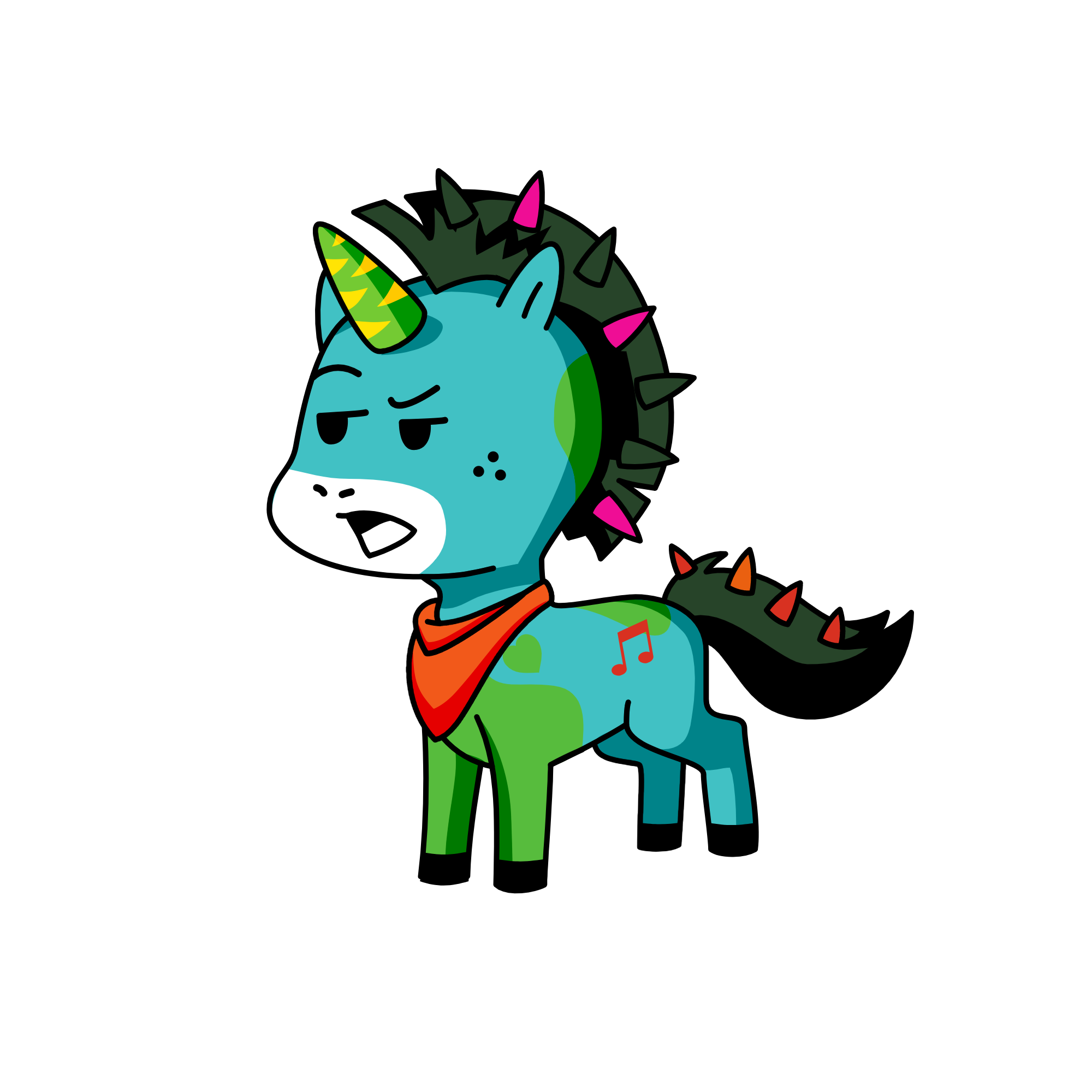 Fuckin Rockcorn, the unicorn