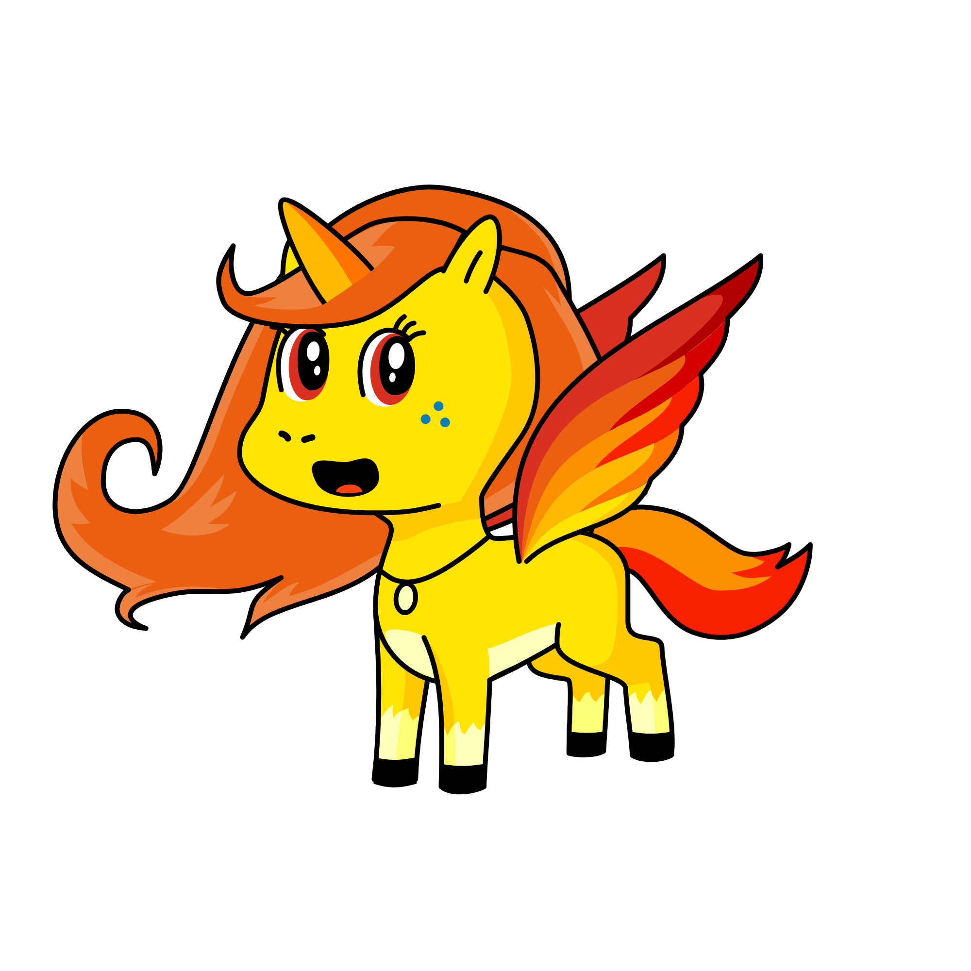 Sunny, the unicorn