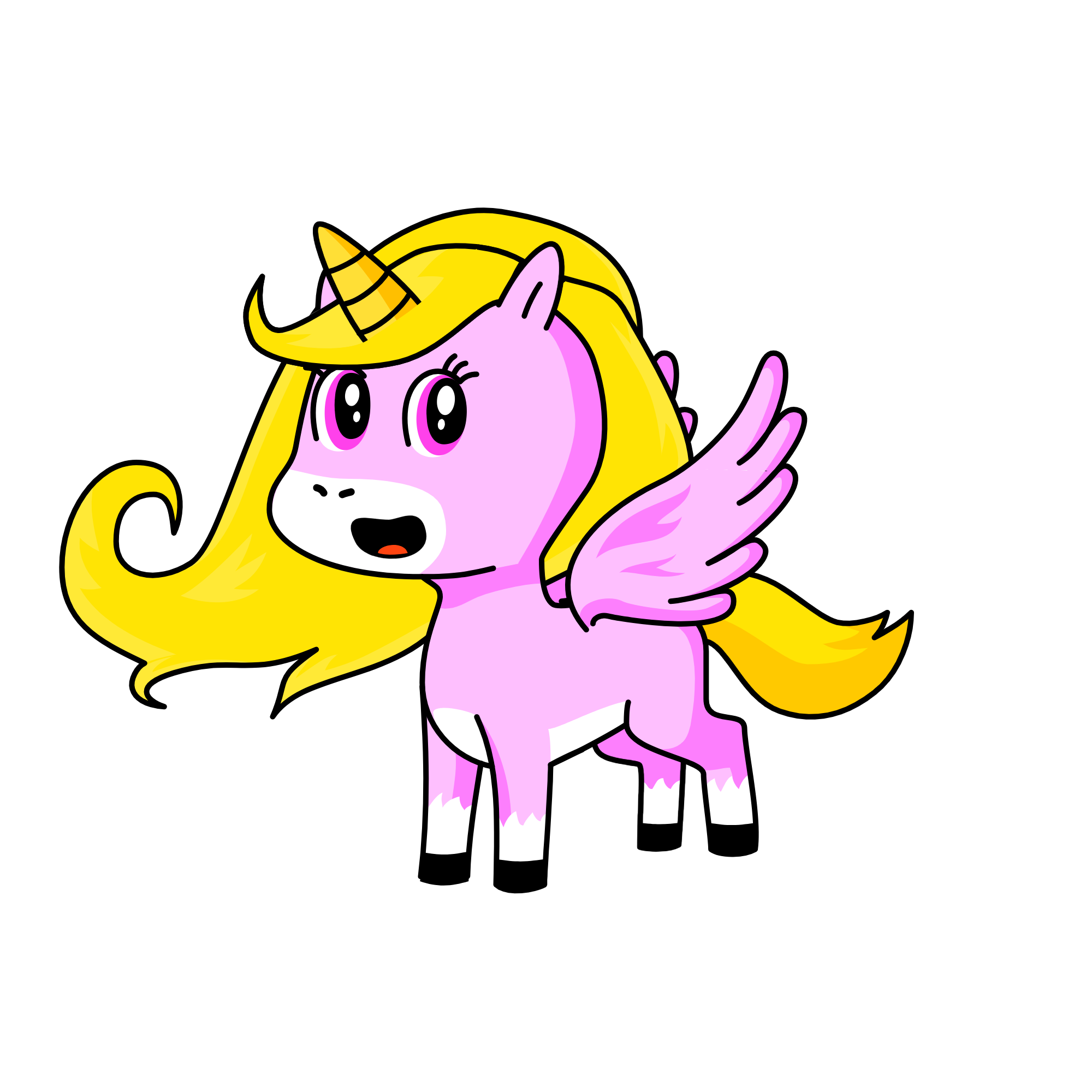 Finally got tha wings!, the unicorn