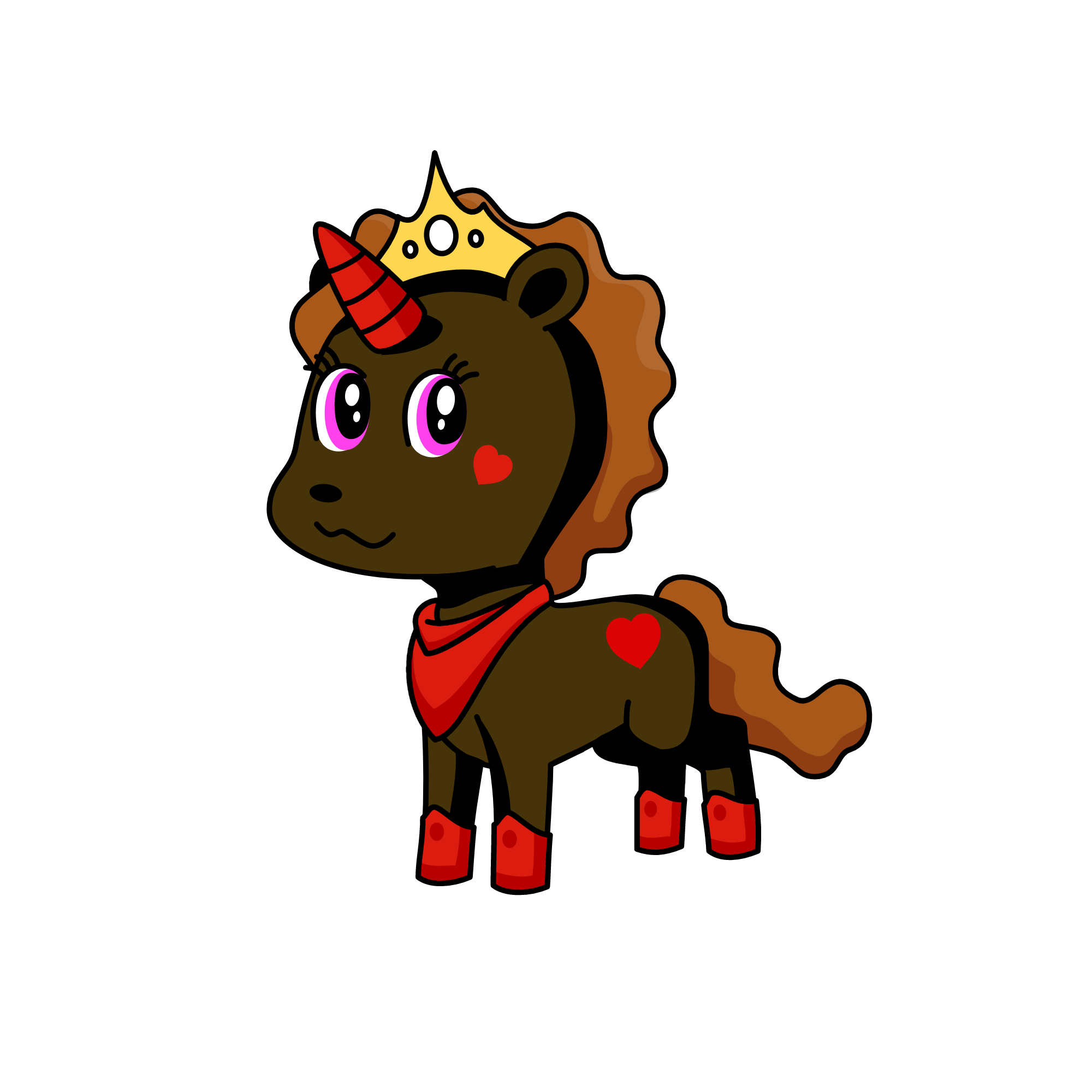 Queen of Bears, the unicorn