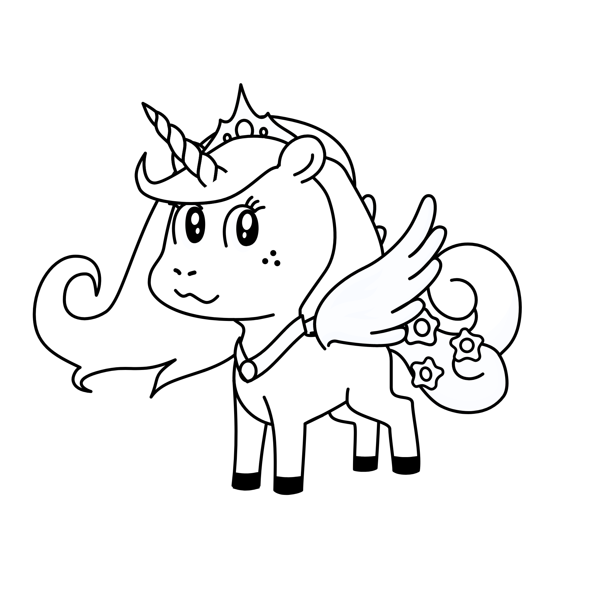 Flutternight, the unicorn