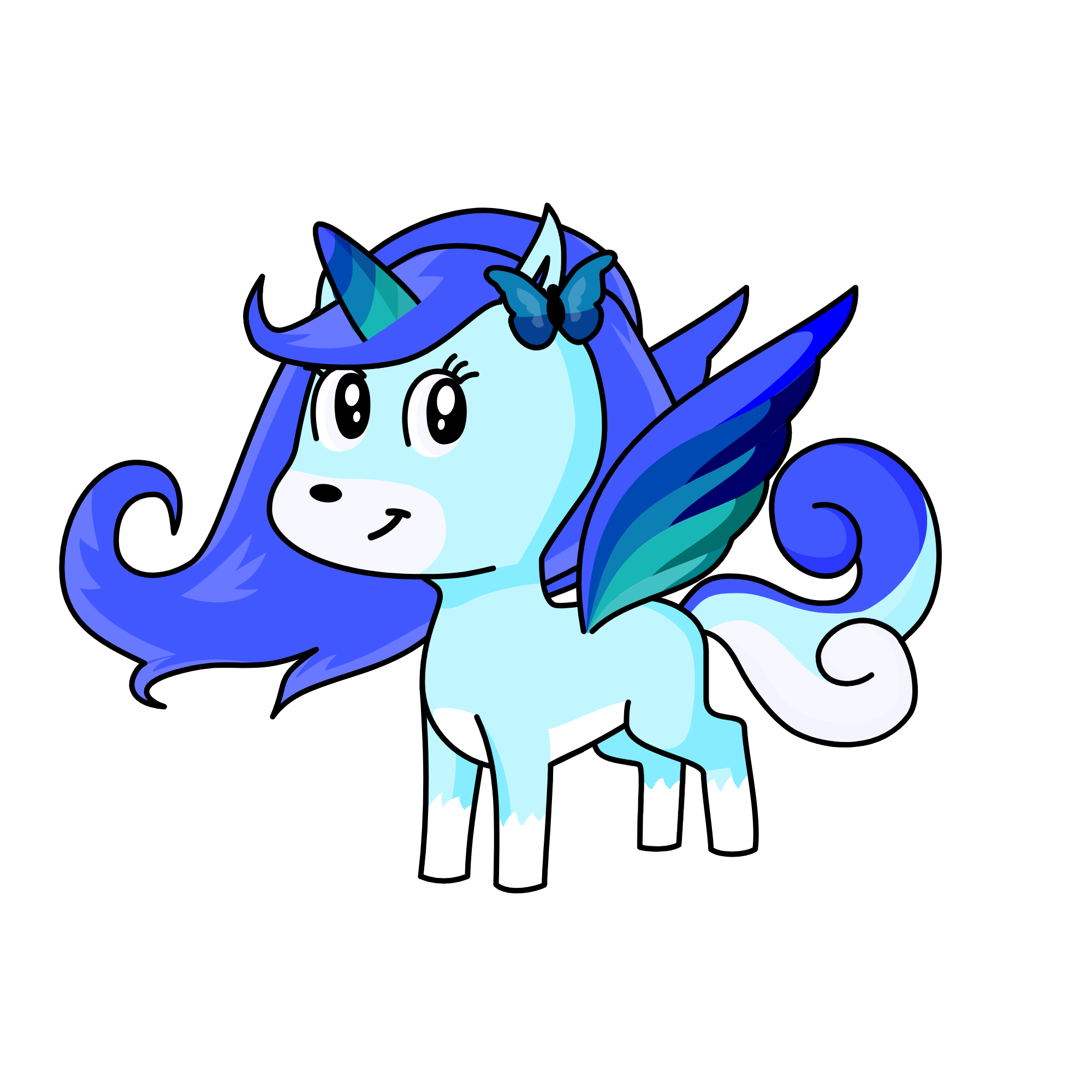 Snowy, the unicorn
