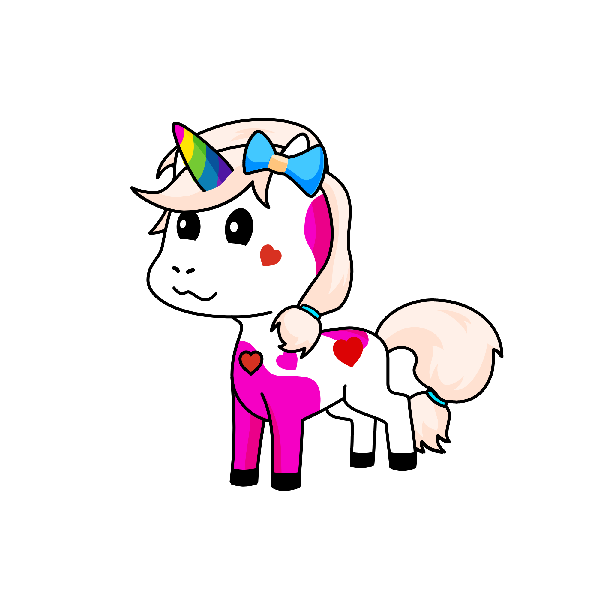 Winter, the unicorn
