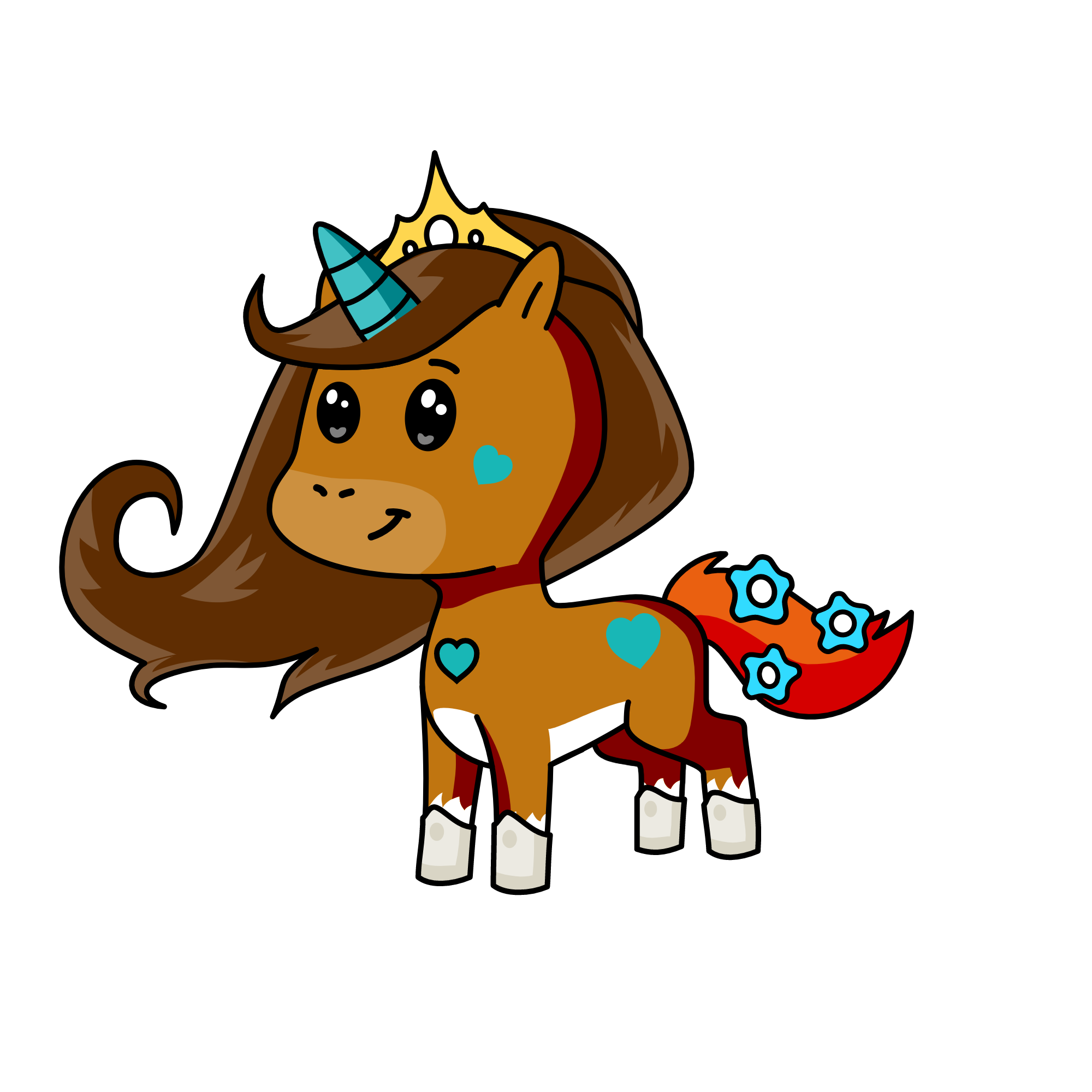 princess, the unicorn