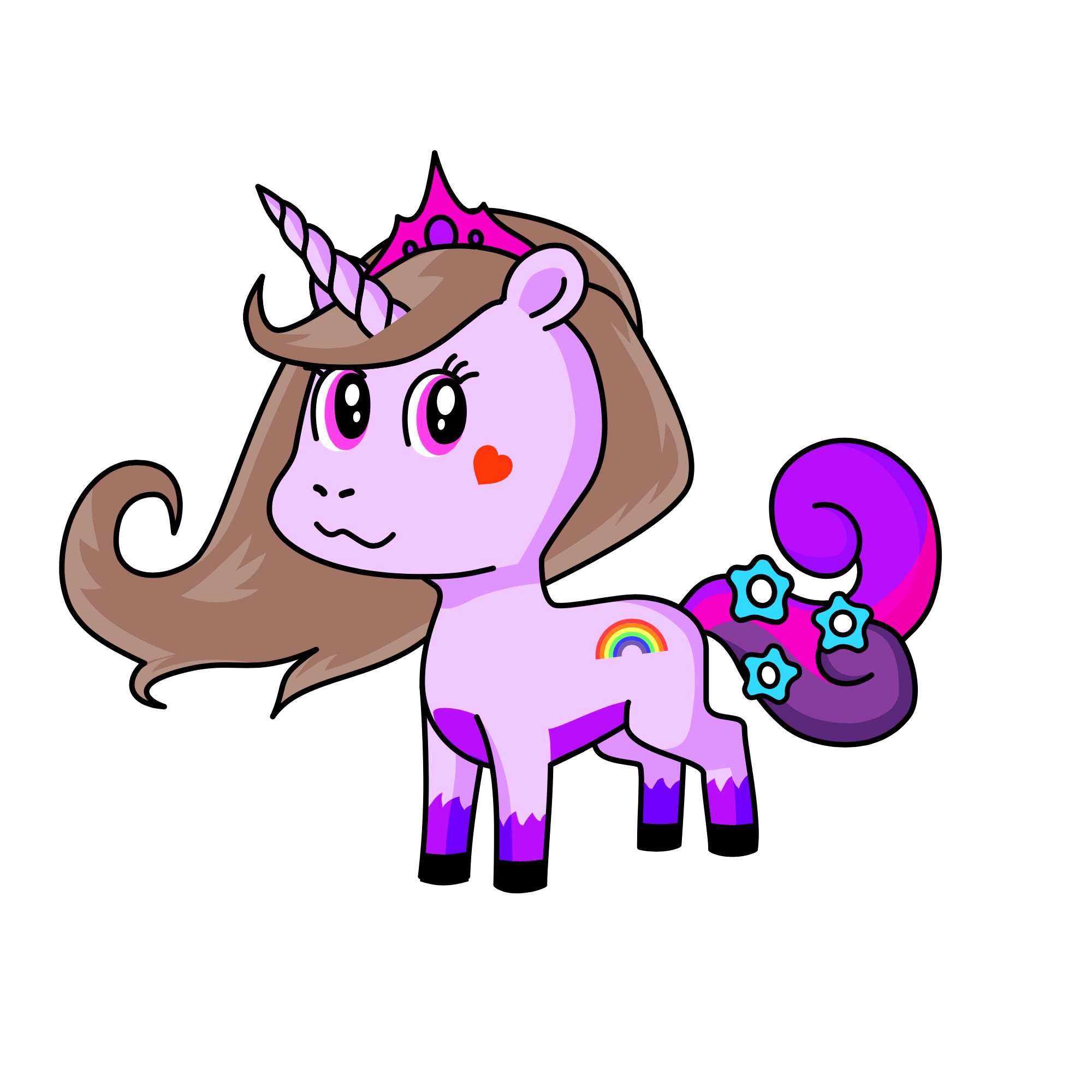 sun goddess, the unicorn