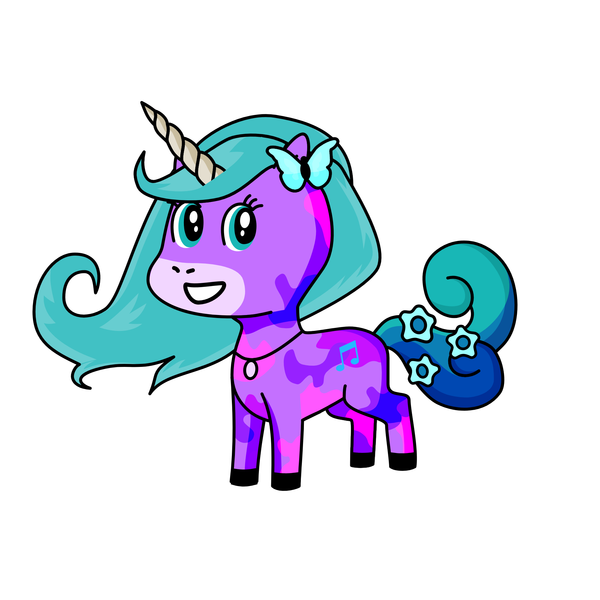 Fleur, the unicorn