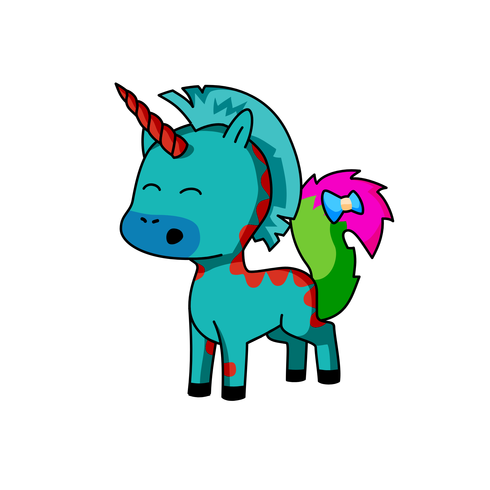 Mr. Sparkles, the unicorn