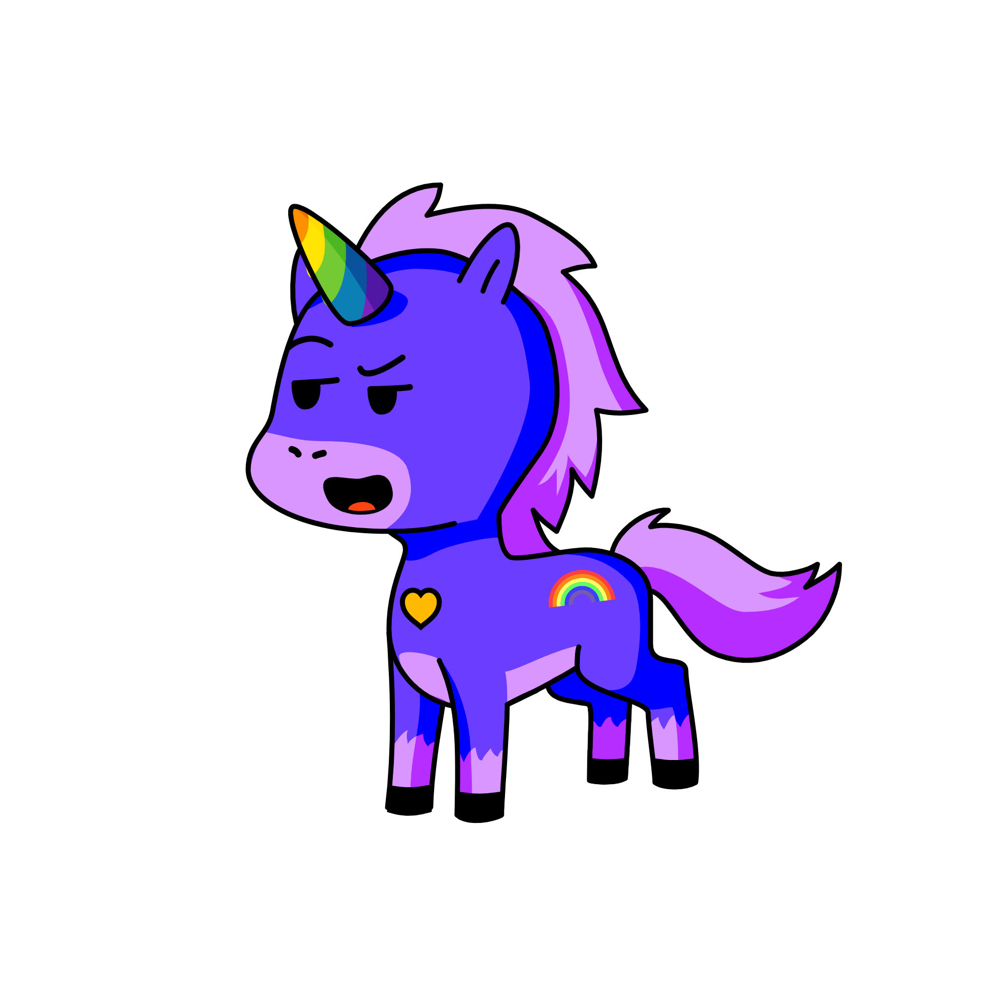im straight, the unicorn