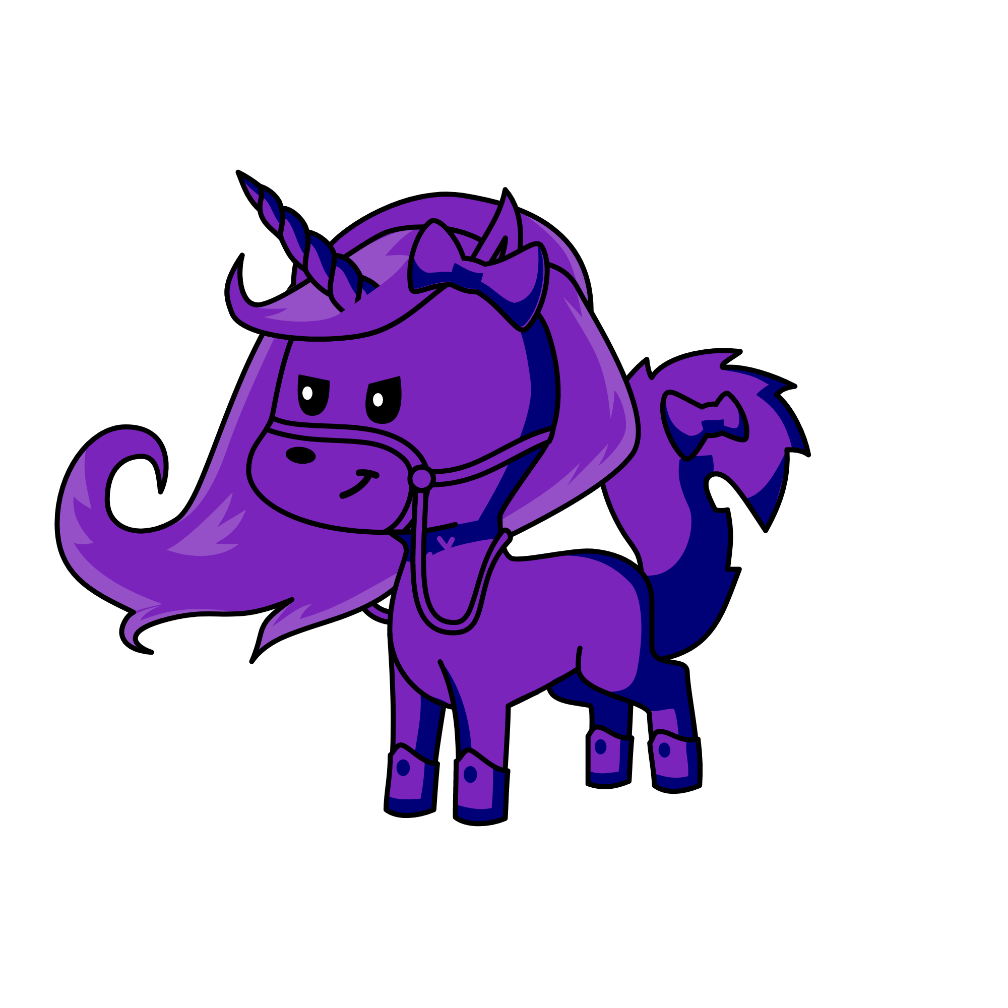 Purps a Burps, the unicorn