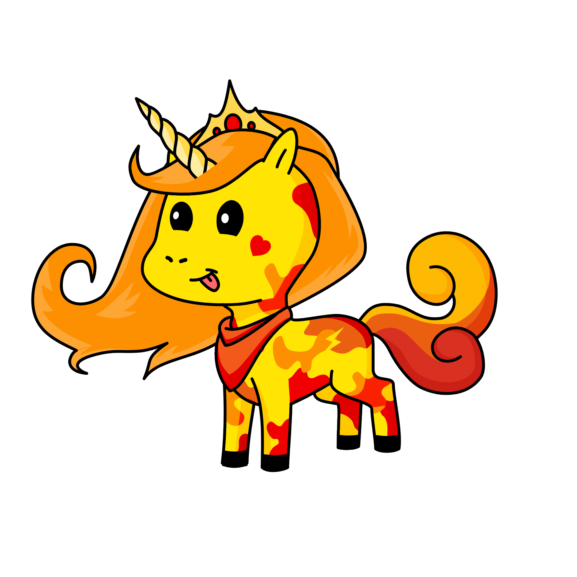 Fiamma, the unicorn