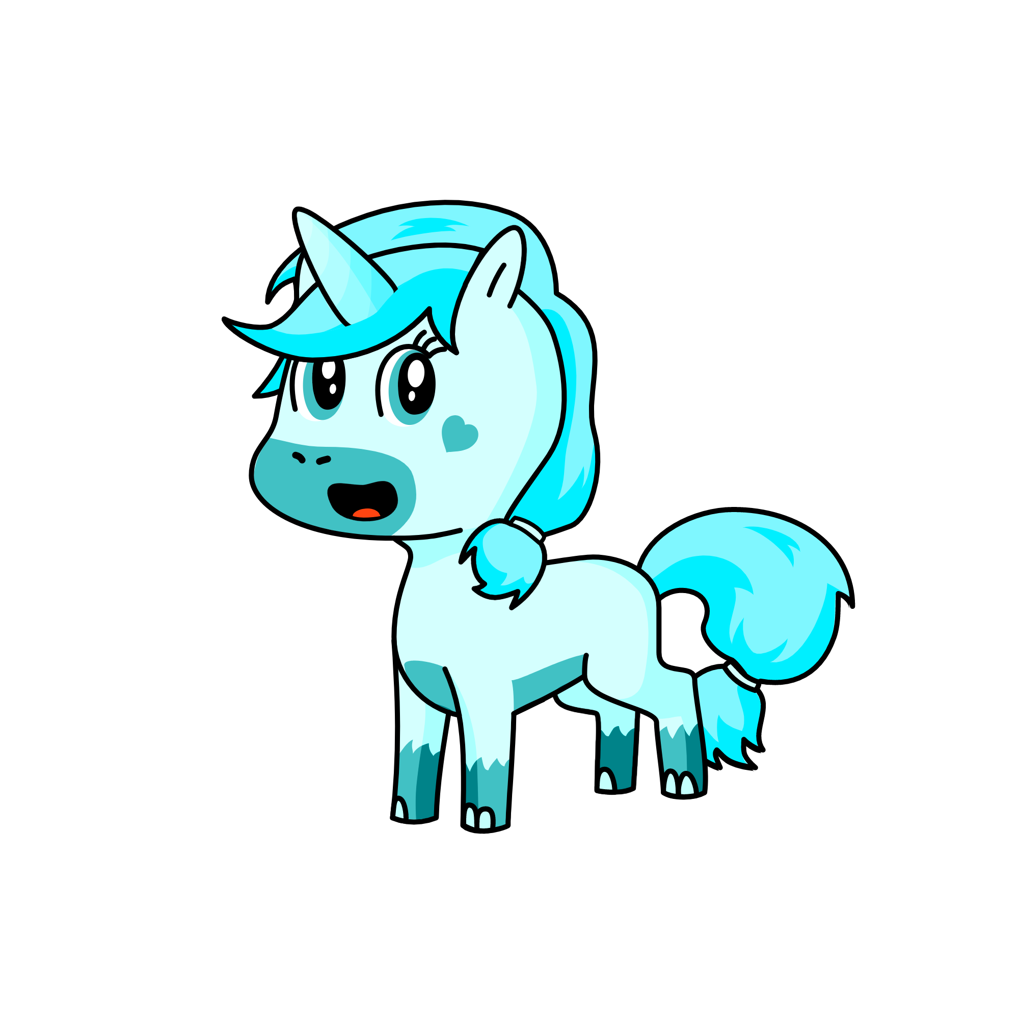 Crystal, the unicorn