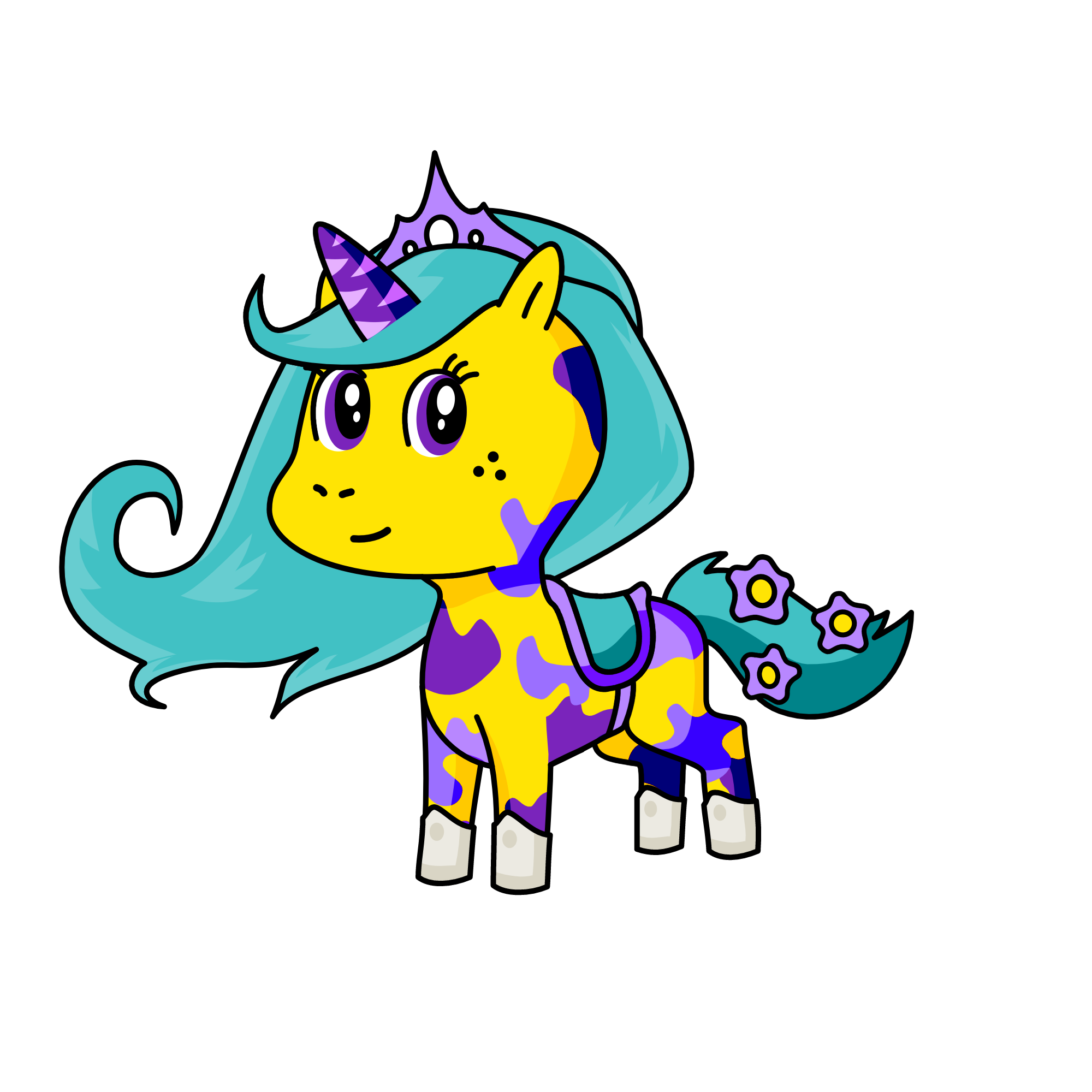 Moonflower, the unicorn