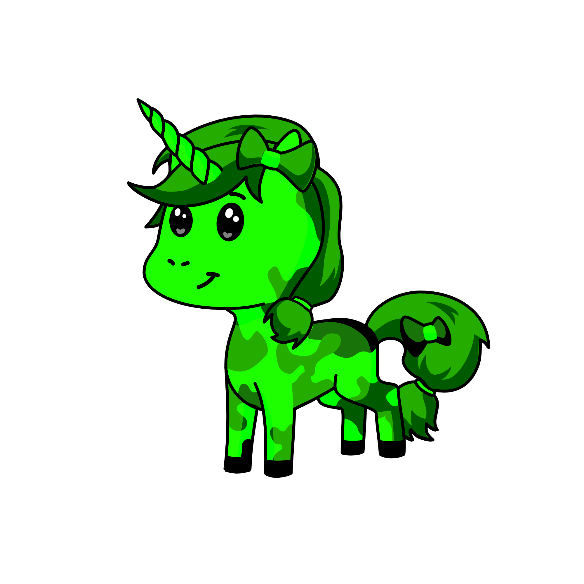 Army girl , the unicorn
