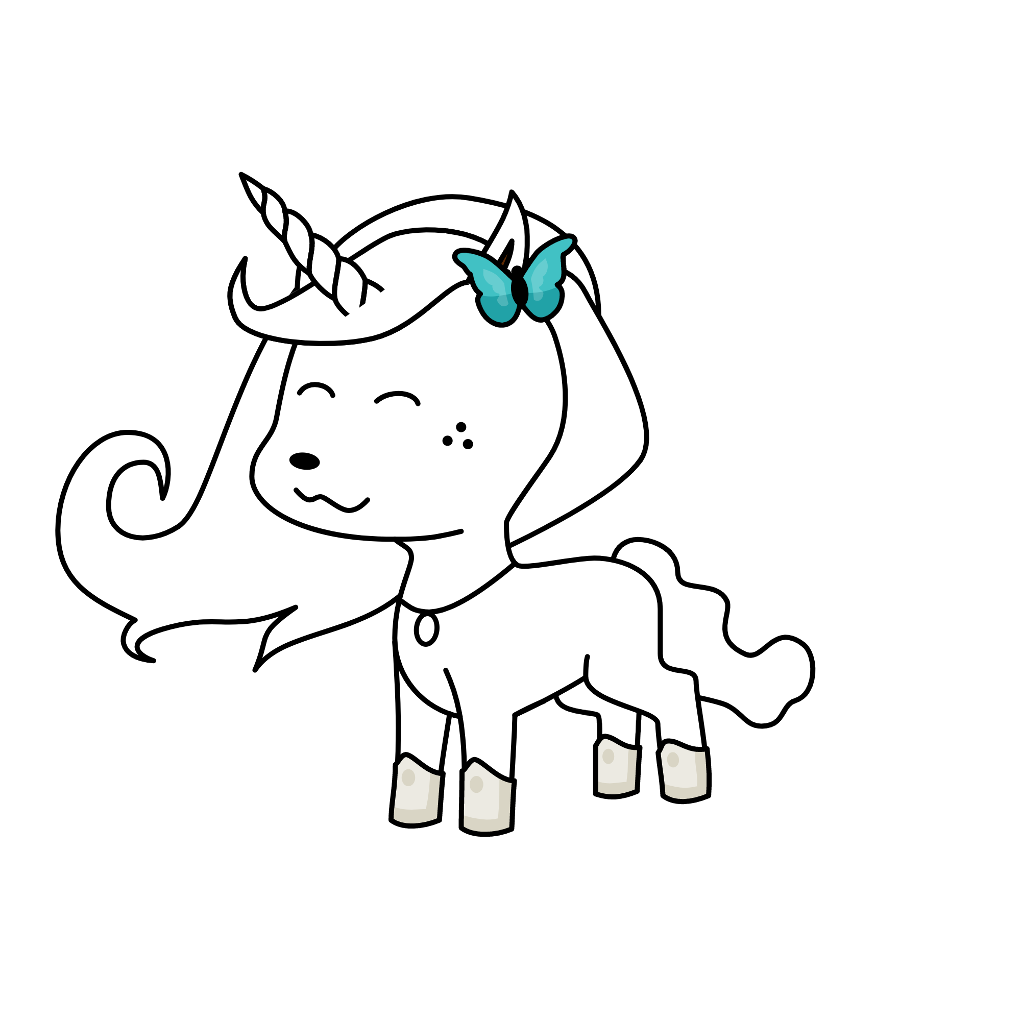 Blossom, the unicorn