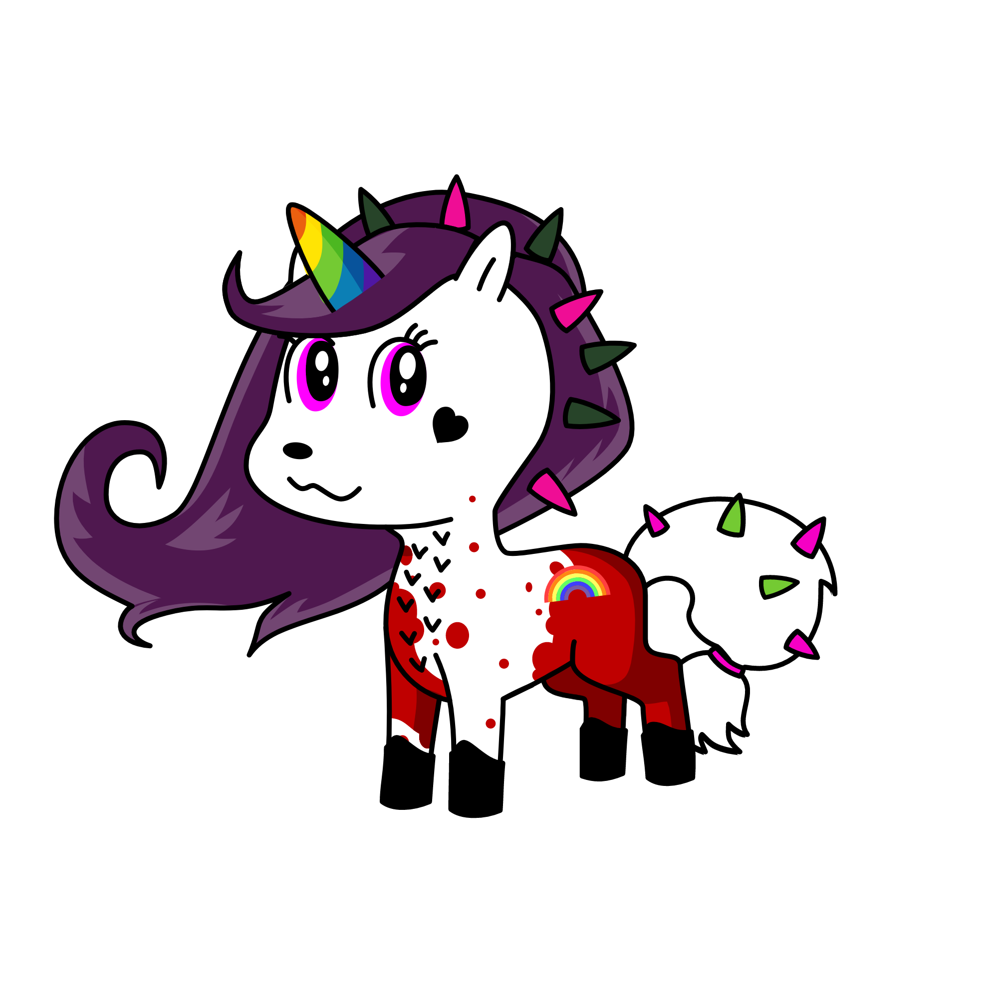 x, the unicorn