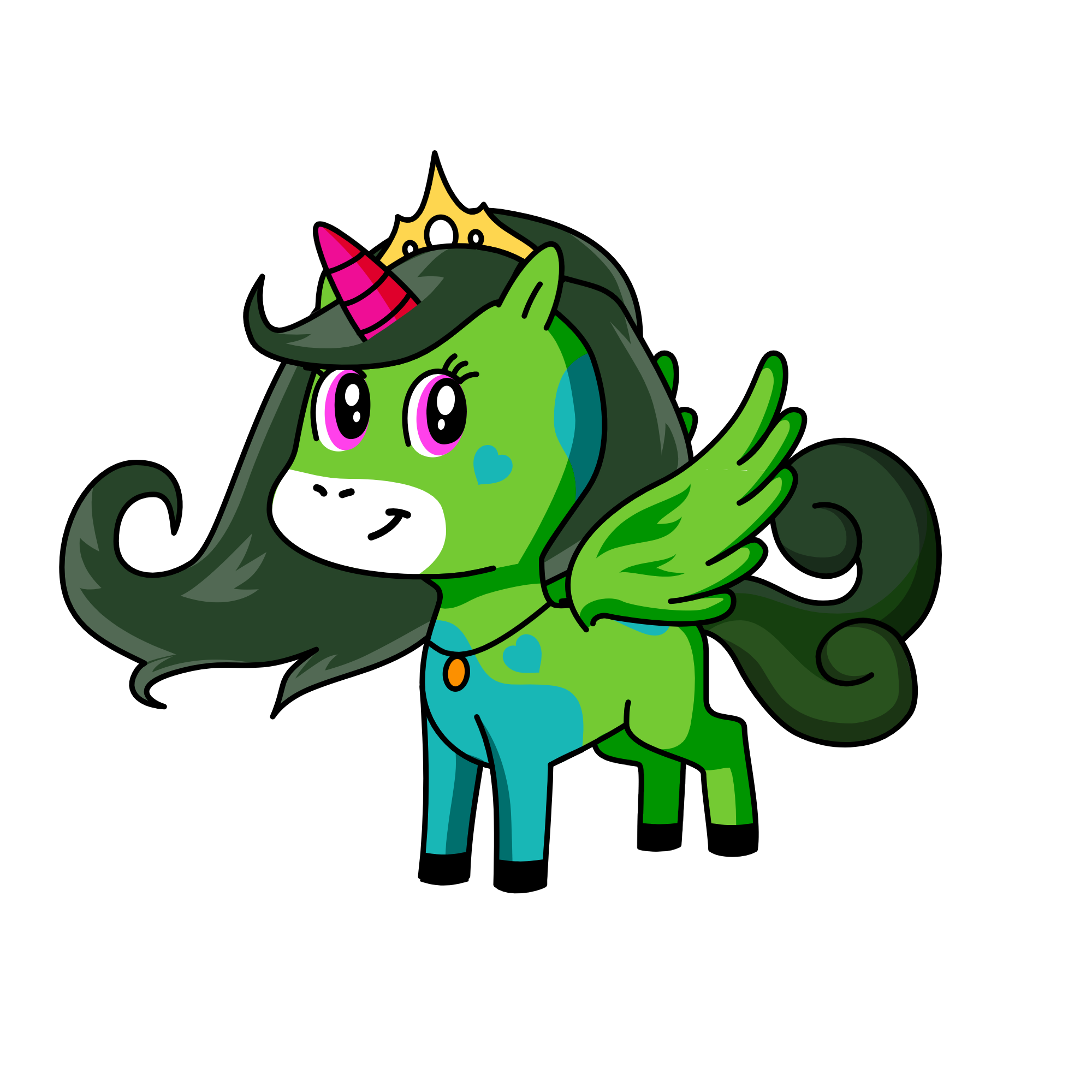 mint, the unicorn