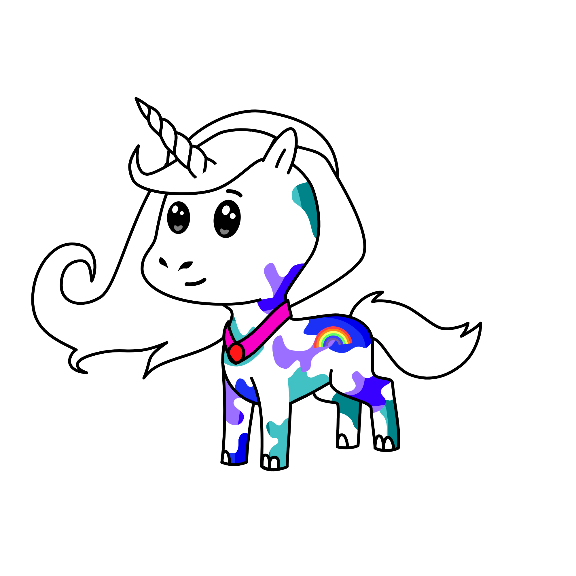 glamercorn, the unicorn