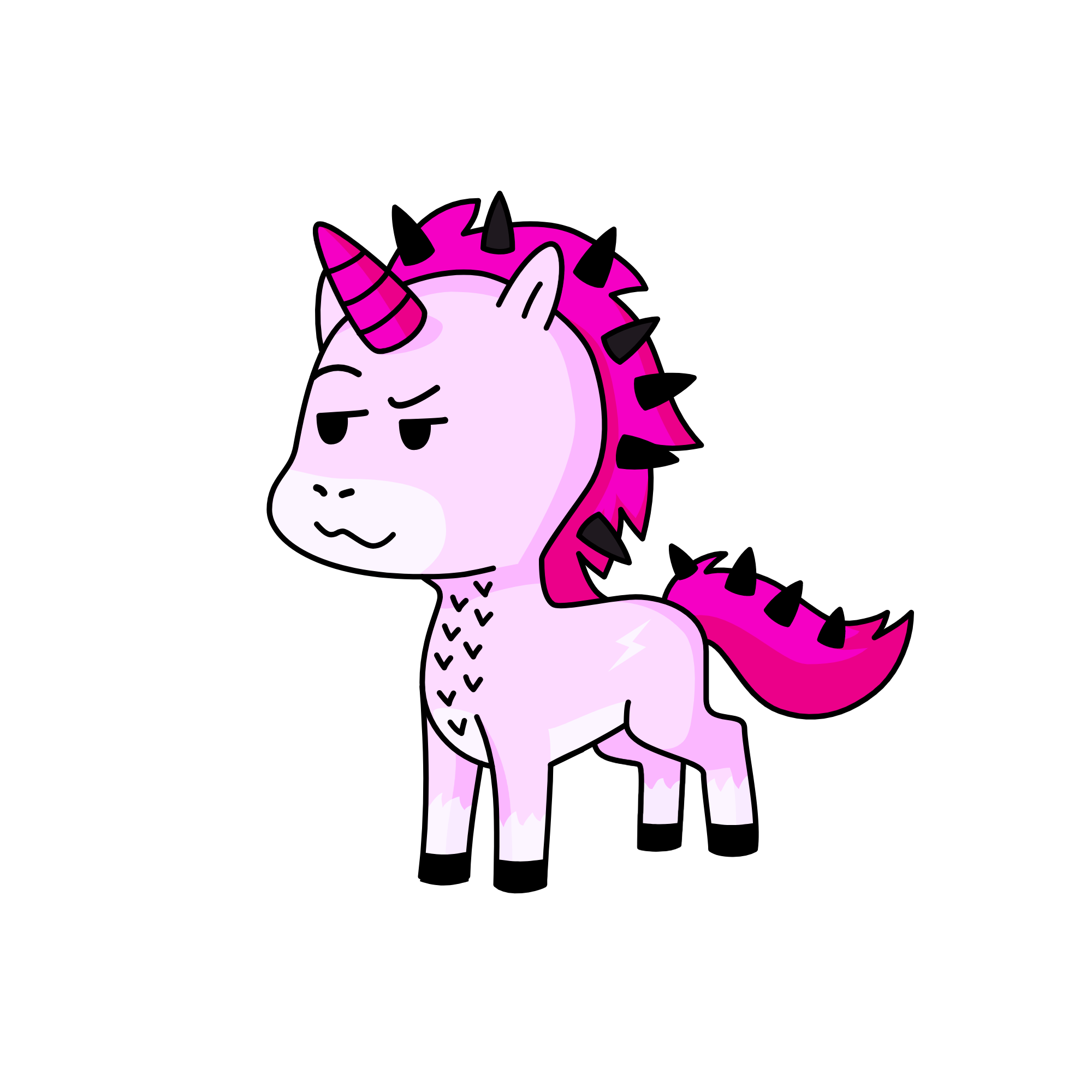 Dracopink, the unicorn
