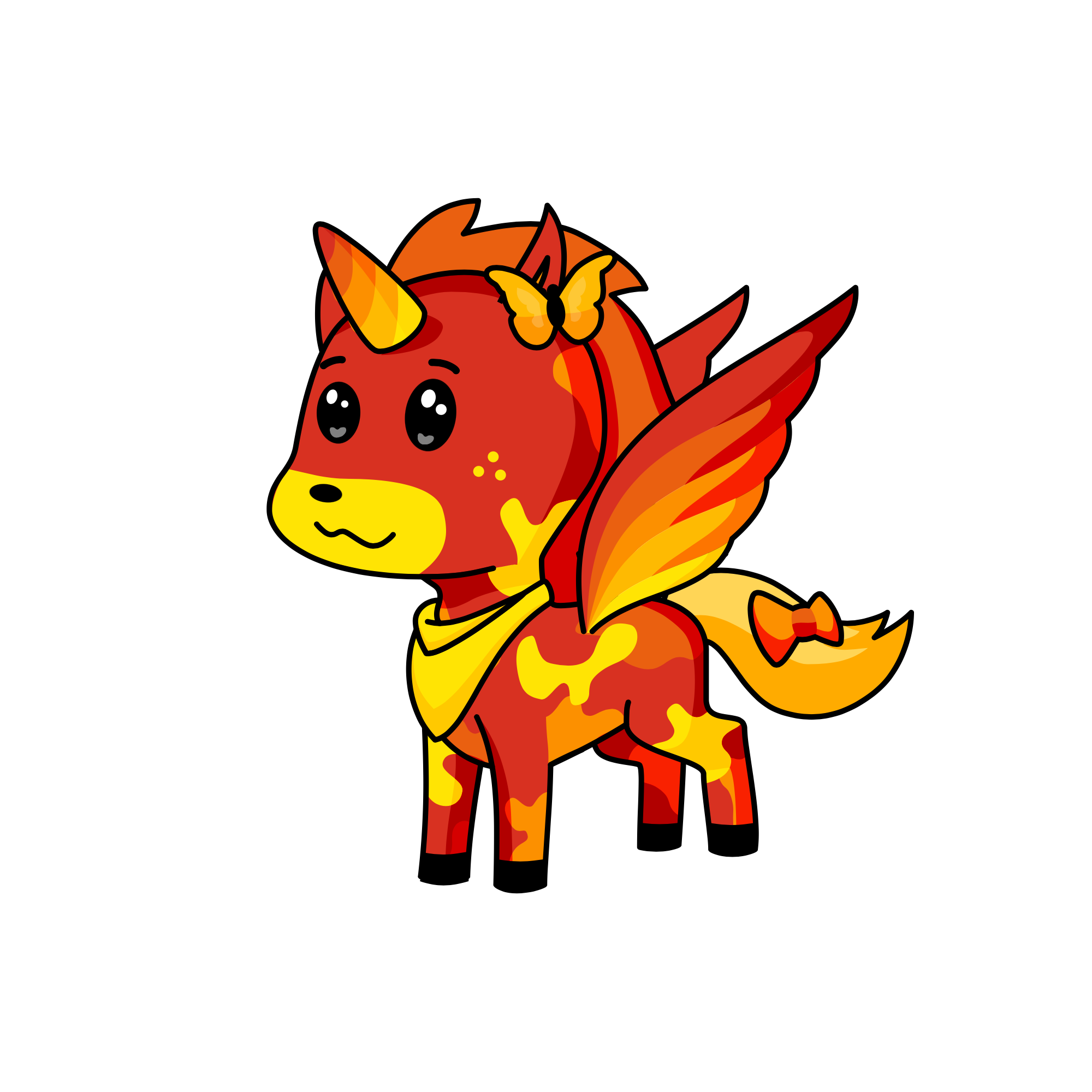 Fire, the unicorn