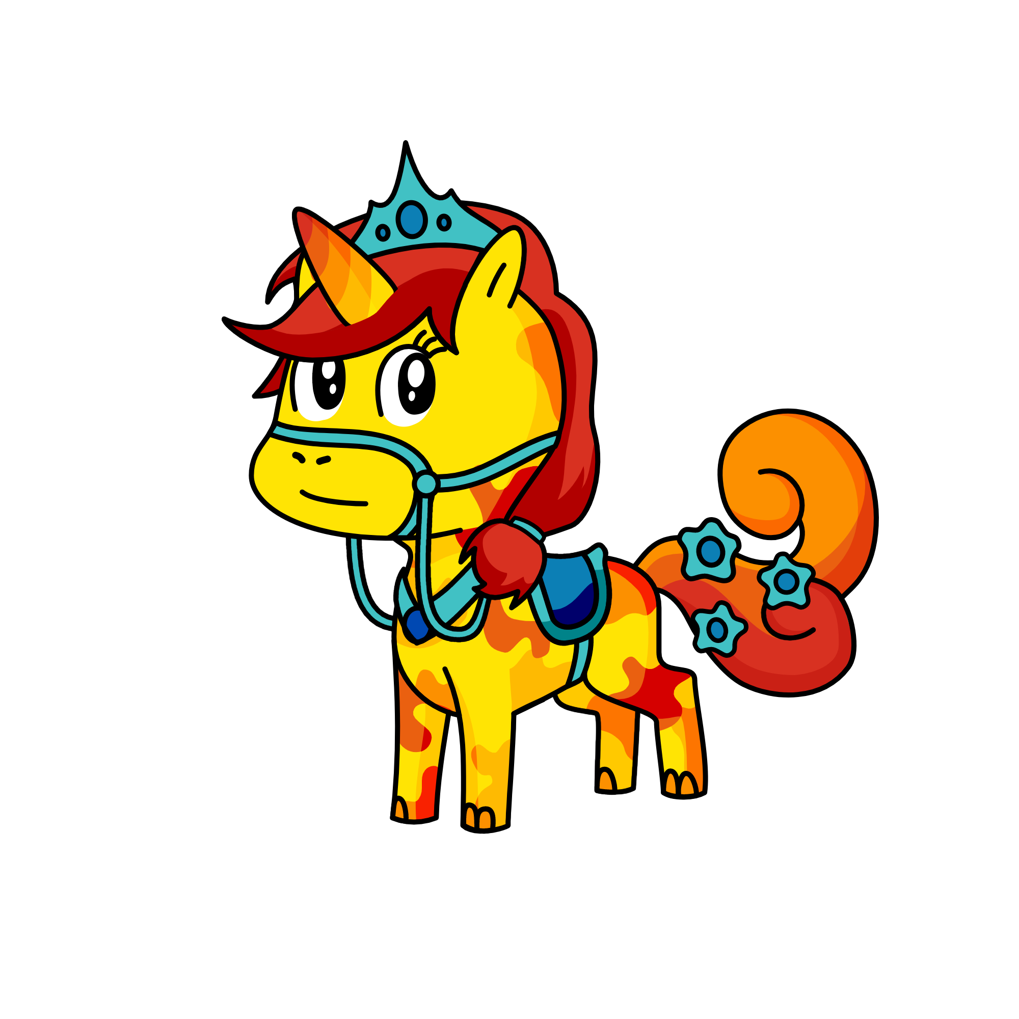 Queen Sahara, the unicorn