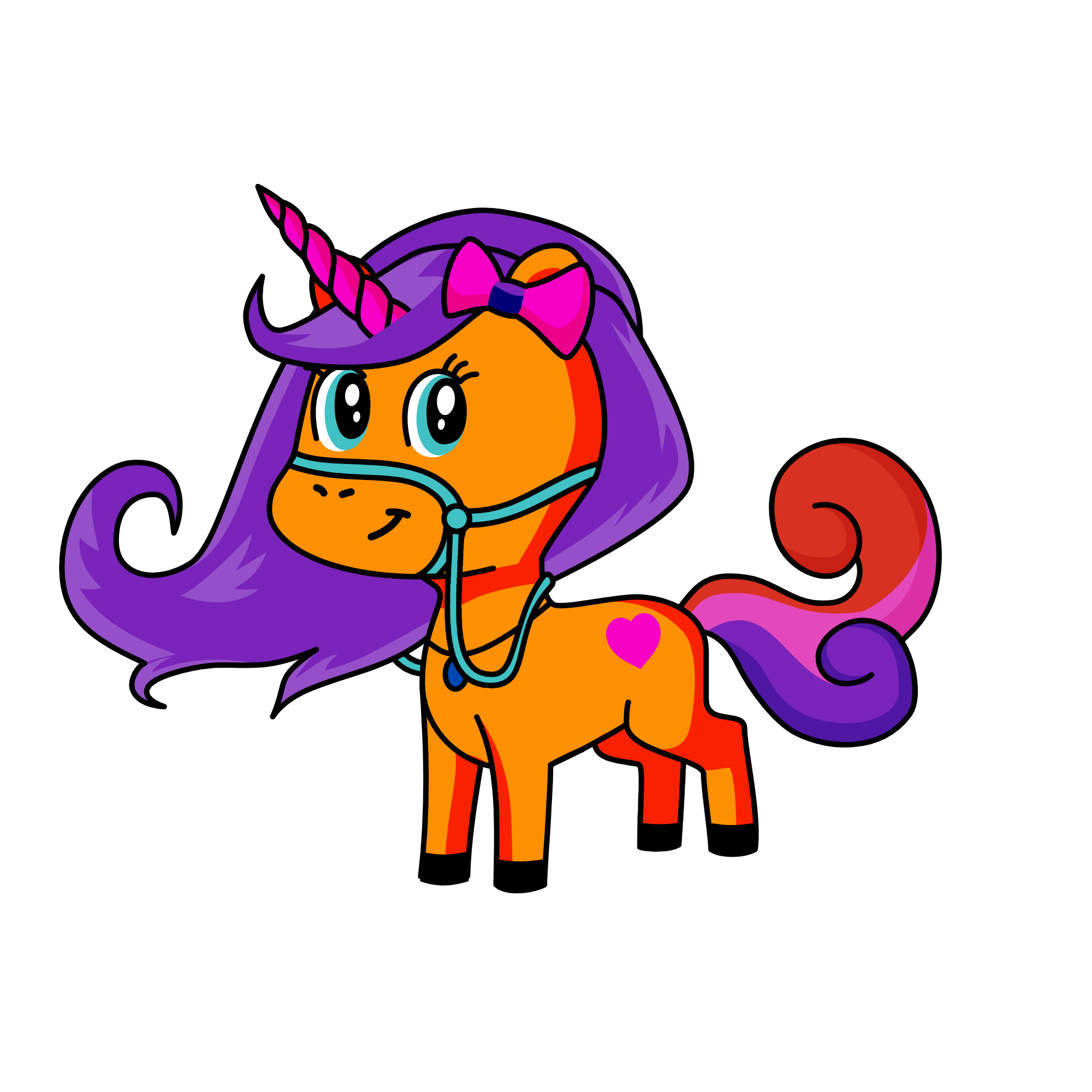 lilly the princess, the unicorn