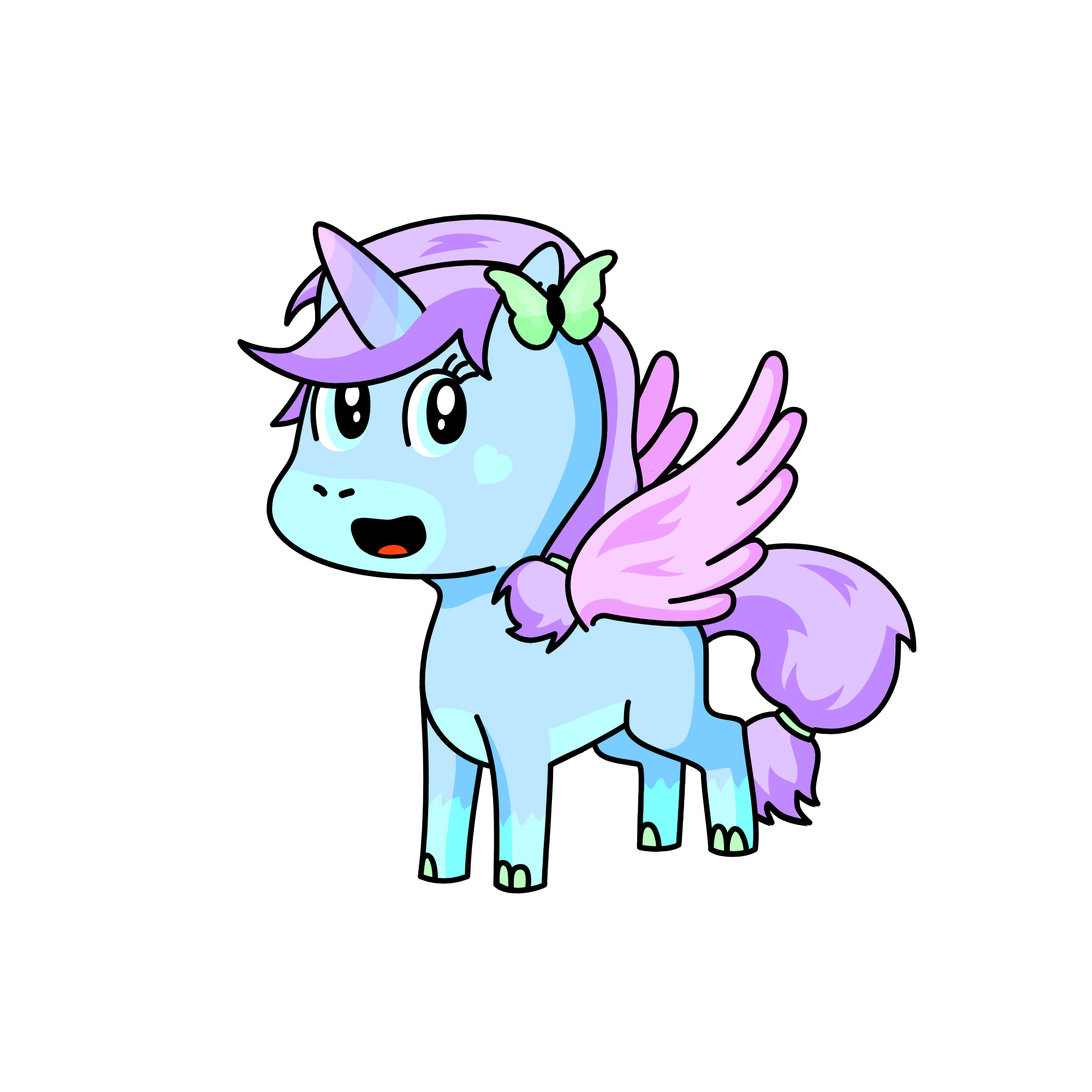 Sheba, the unicorn