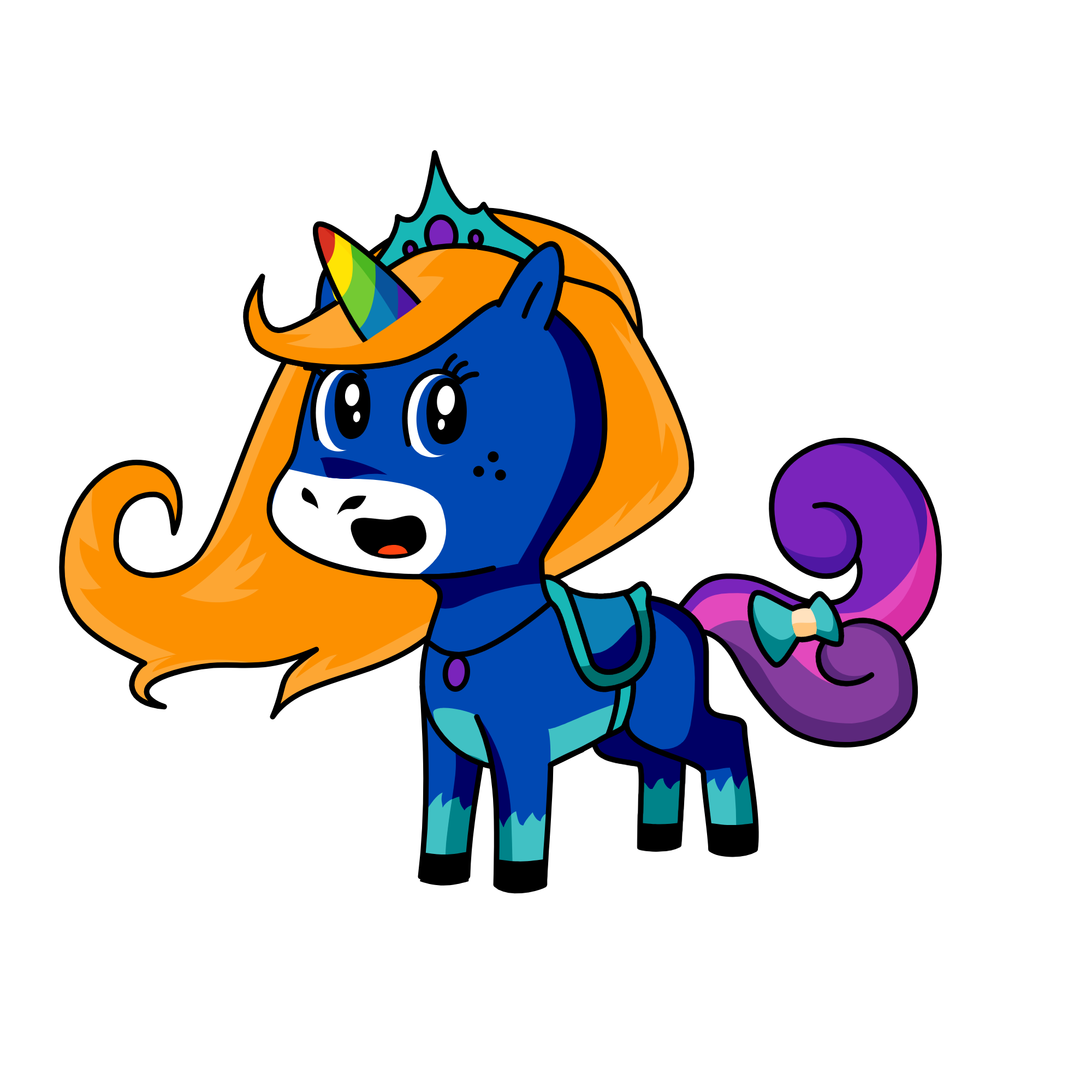 winter, the unicorn