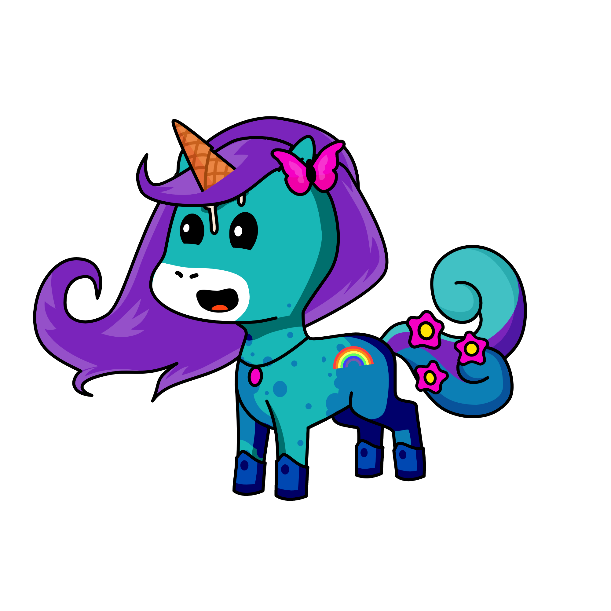 Uni-cone, the unicorn