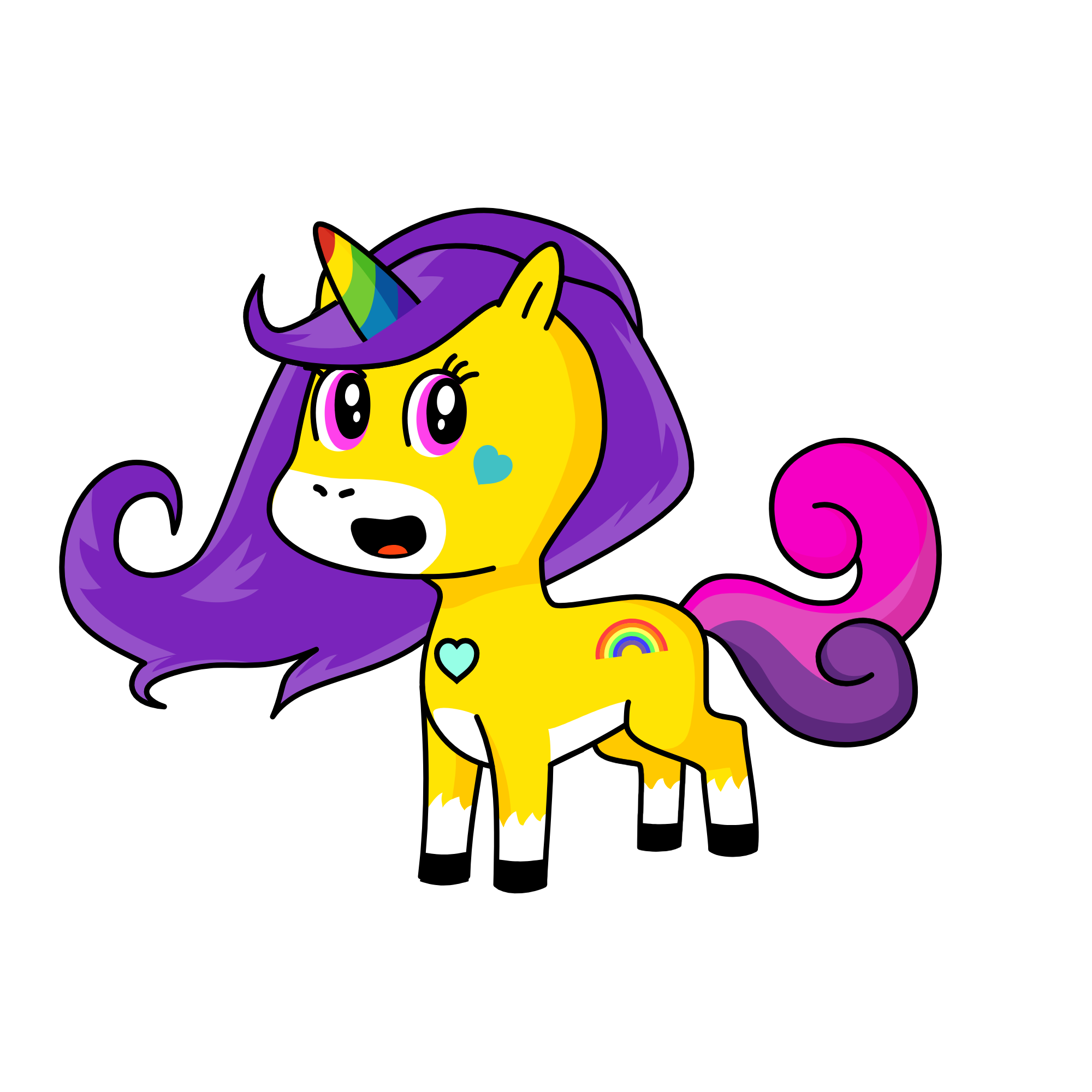 Spirng, the unicorn
