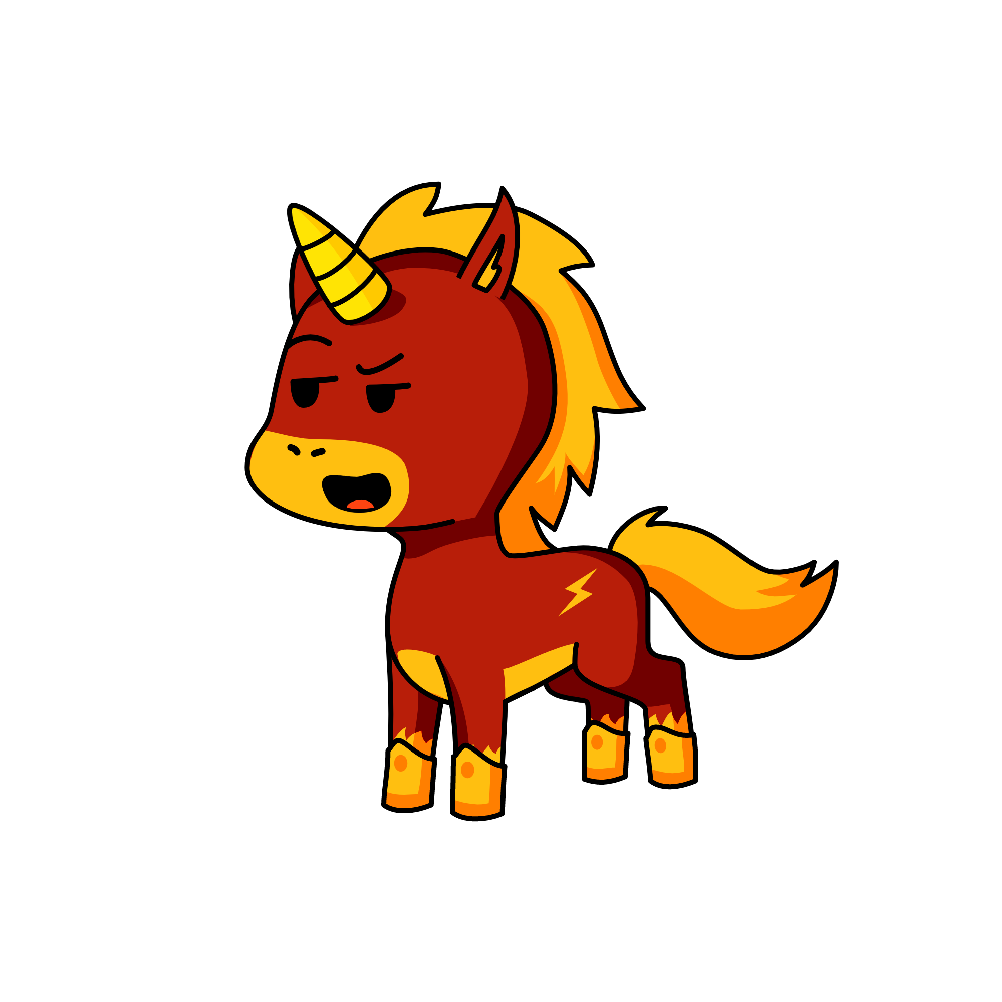 Flash, the unicorn