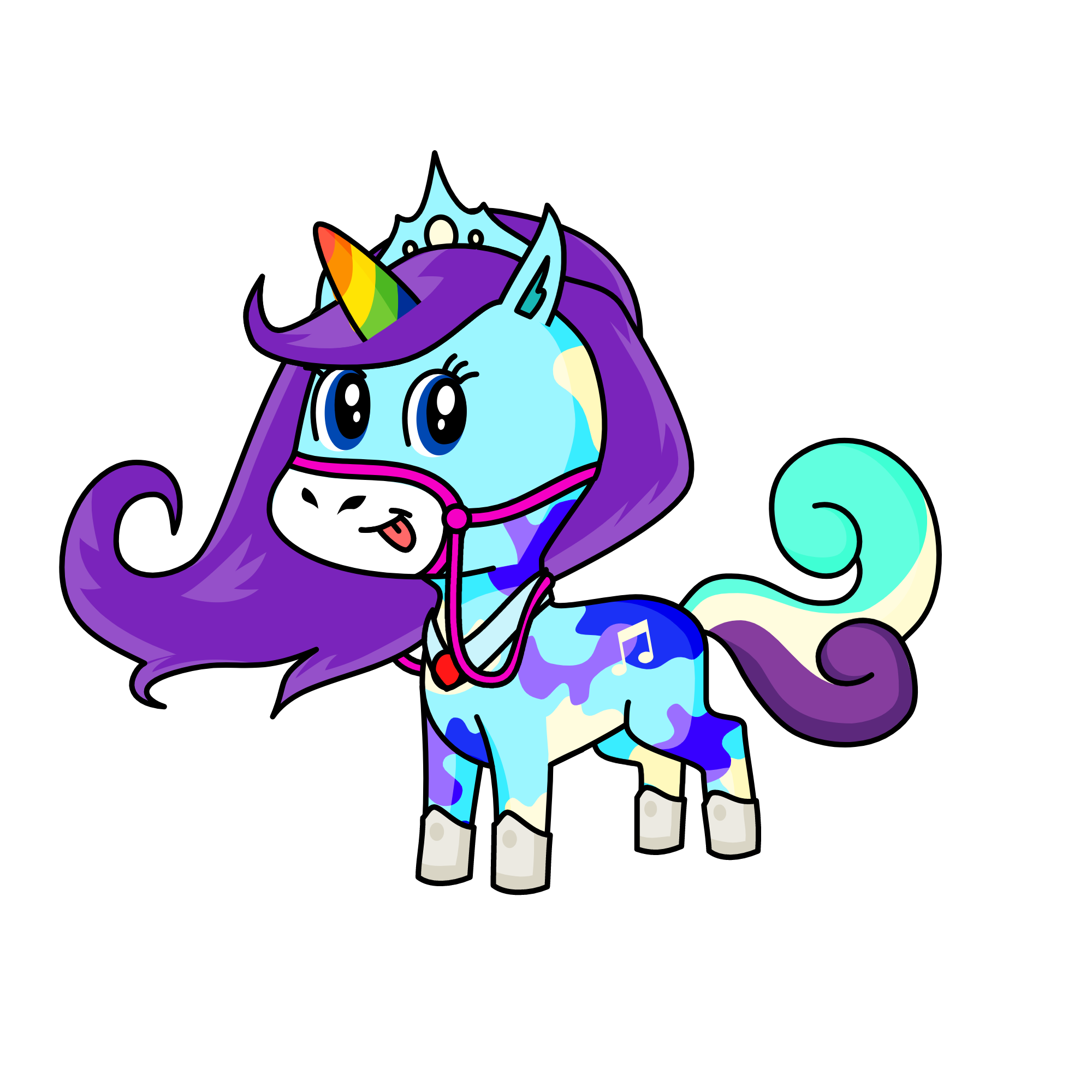 Winter, the unicorn