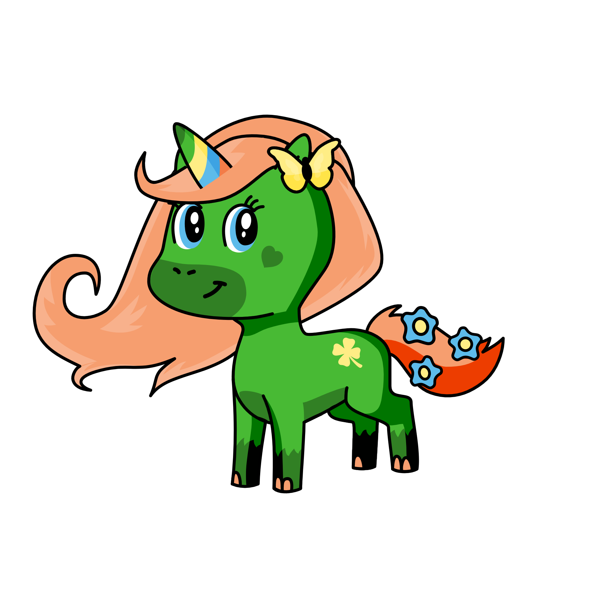 April, the unicorn
