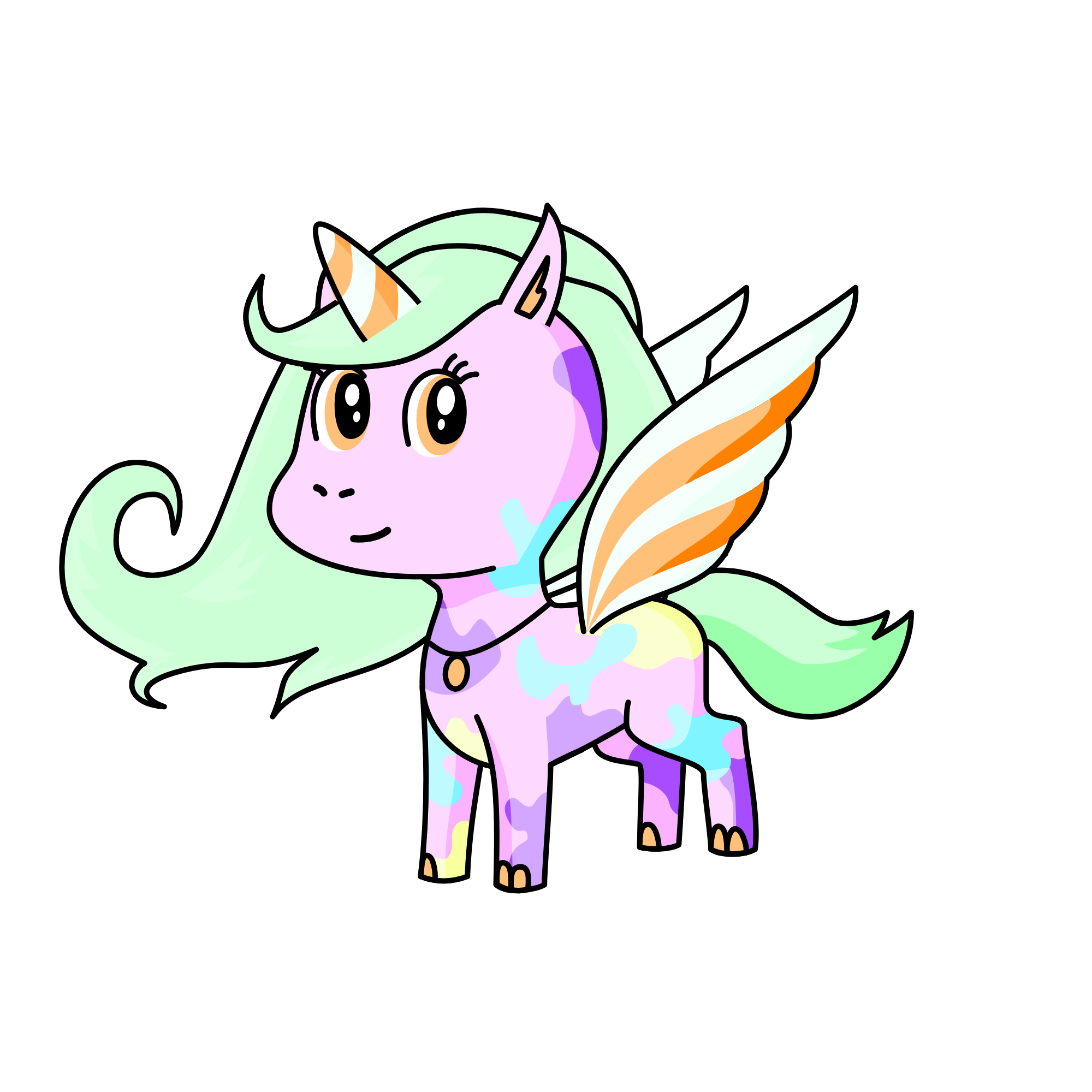 Pastle, the unicorn