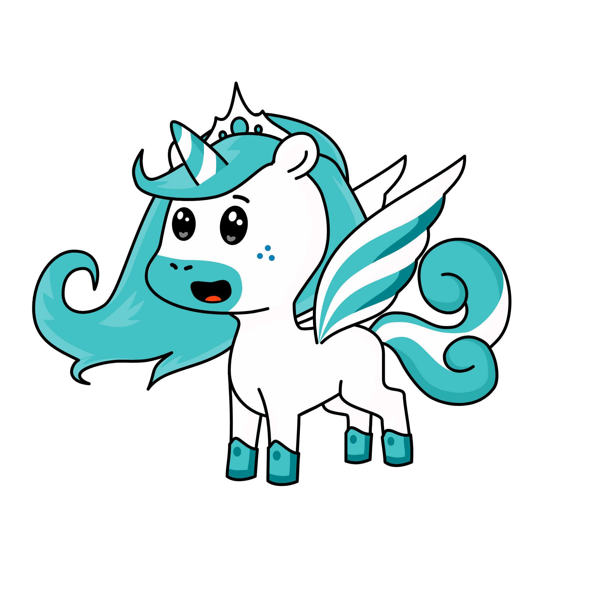 Winter, the unicorn