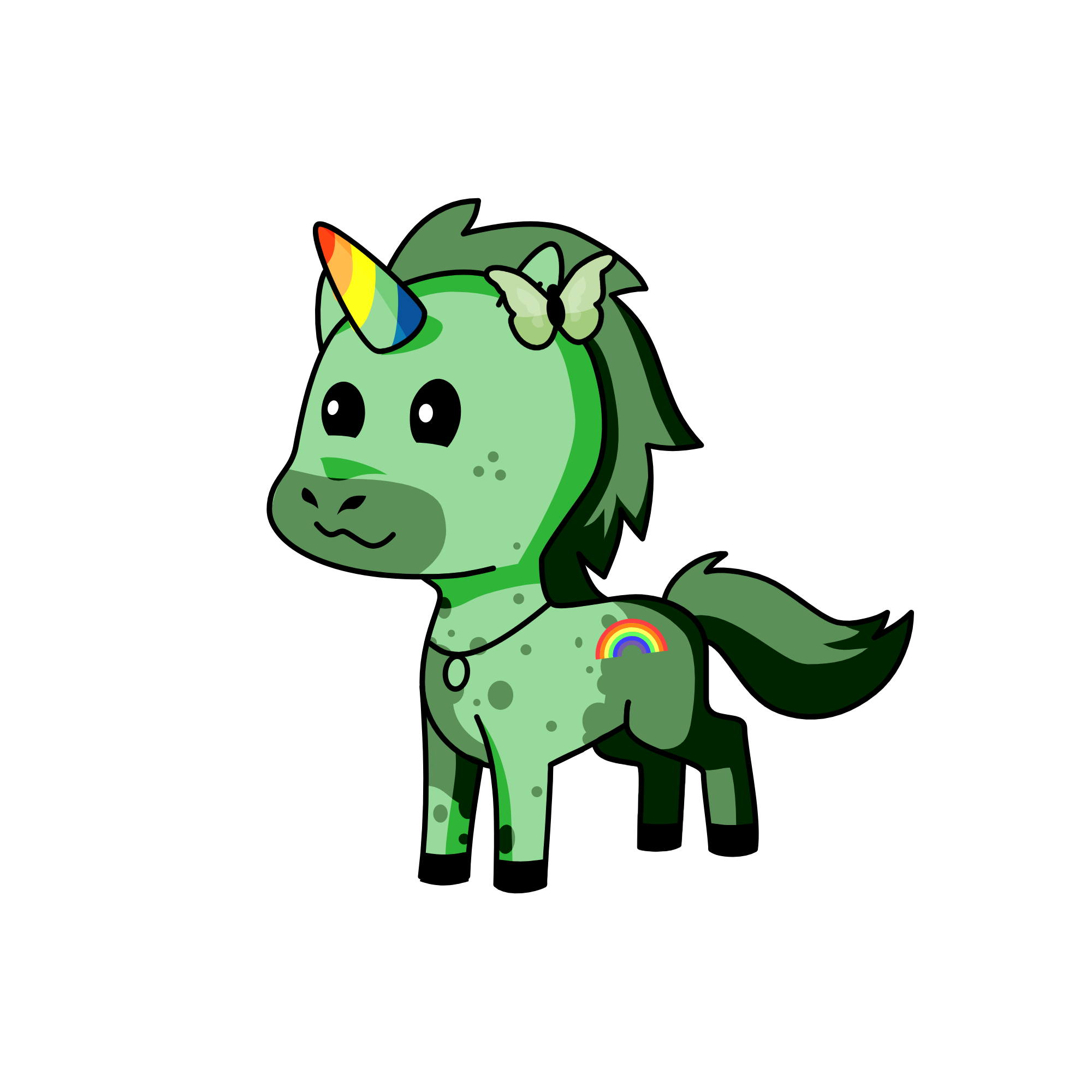 Deku pony, the unicorn