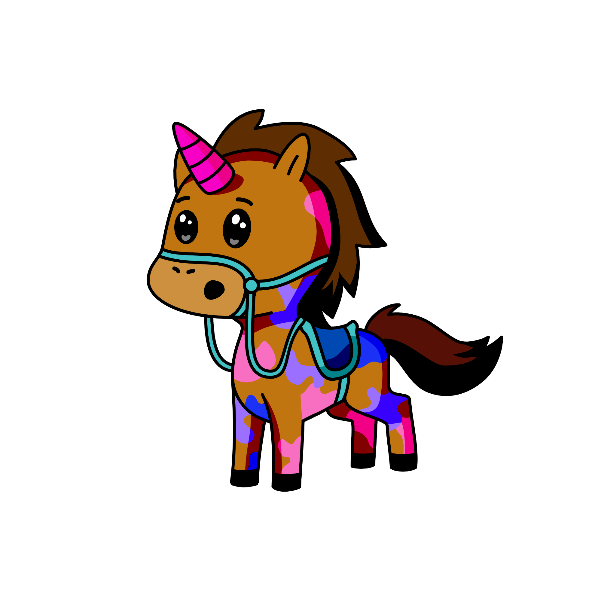 camo, the unicorn