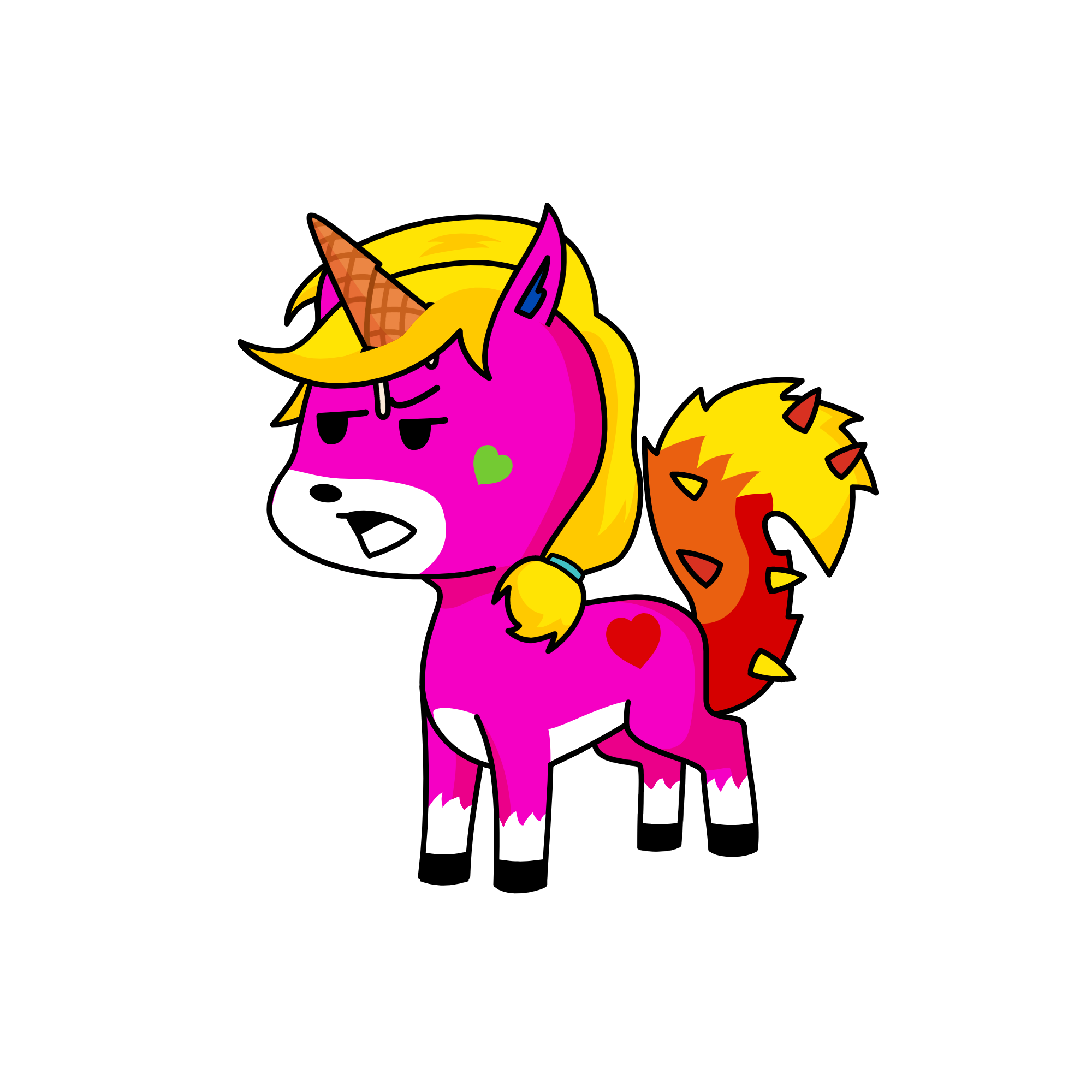 swan, the unicorn