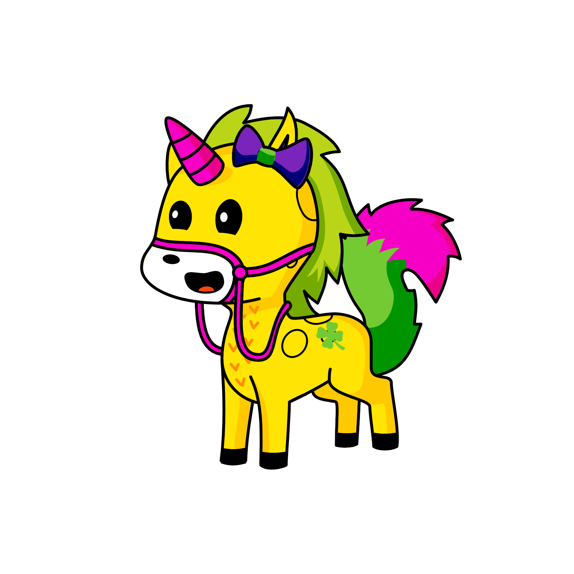 clover, the unicorn
