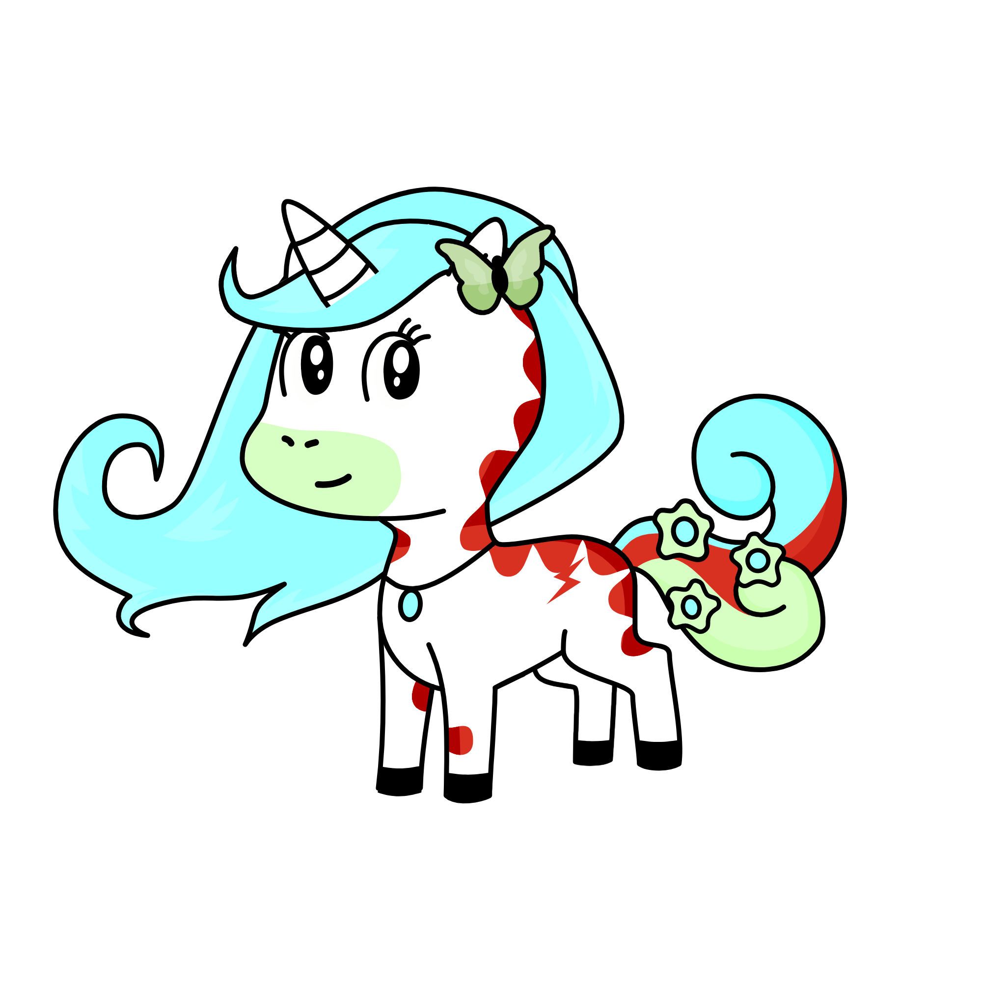 minty, the unicorn