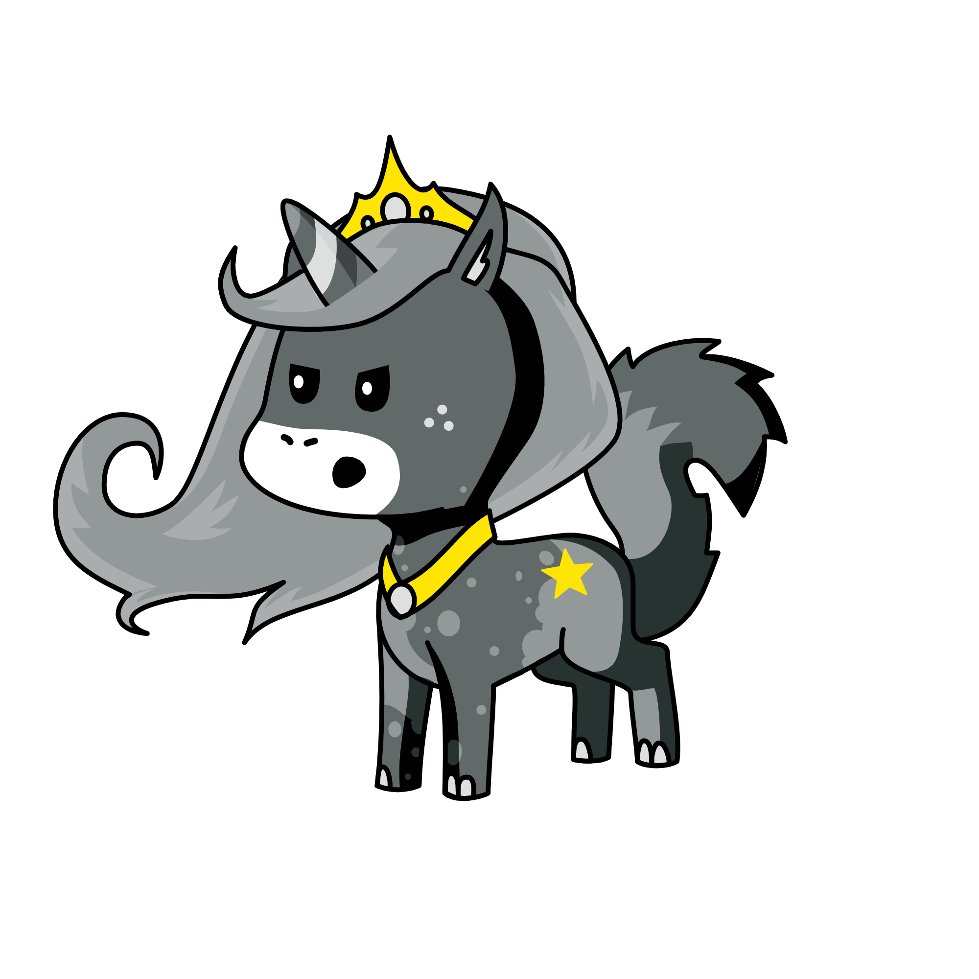 Princess Dusty, the unicorn