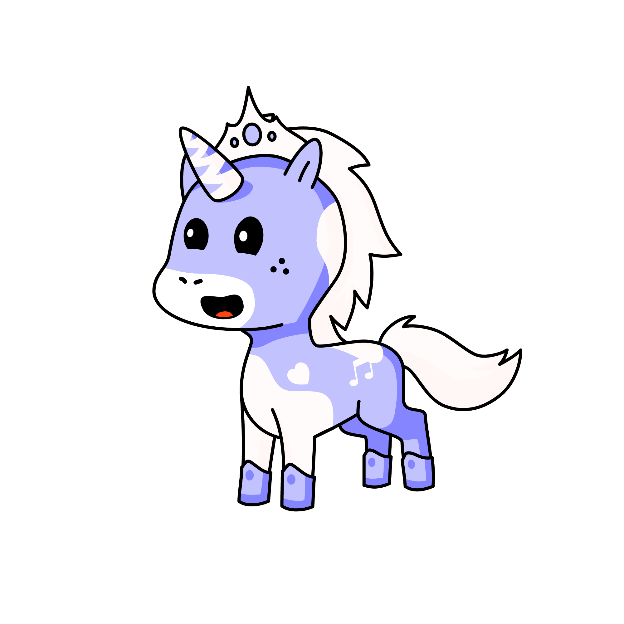Queen Of Clouds, the unicorn