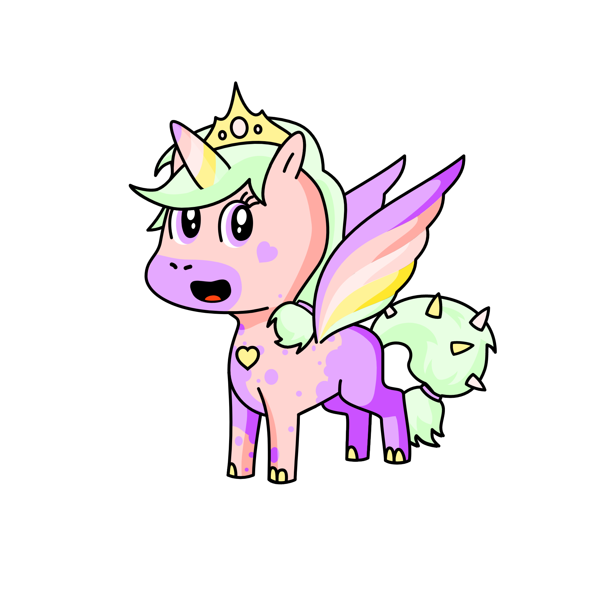 Pastella Ella, the unicorn