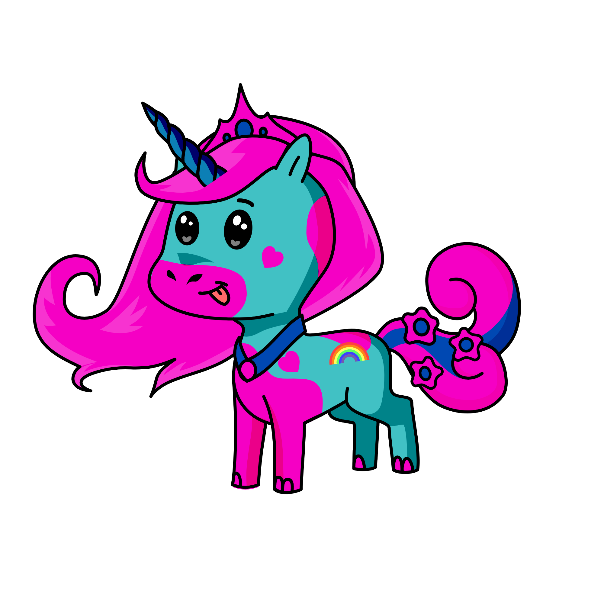 Cotton candy, the unicorn